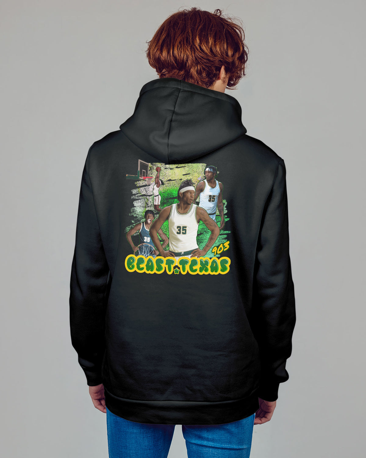 Malik Henry Sponge Fleece Zip Up Hoodie