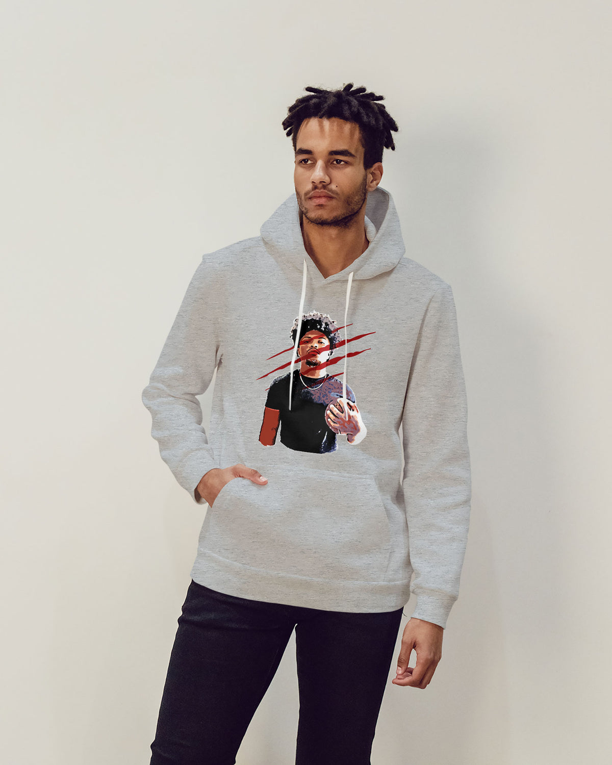 Samuel Camposeco Sponge Fleece Pullover Hoodie 003