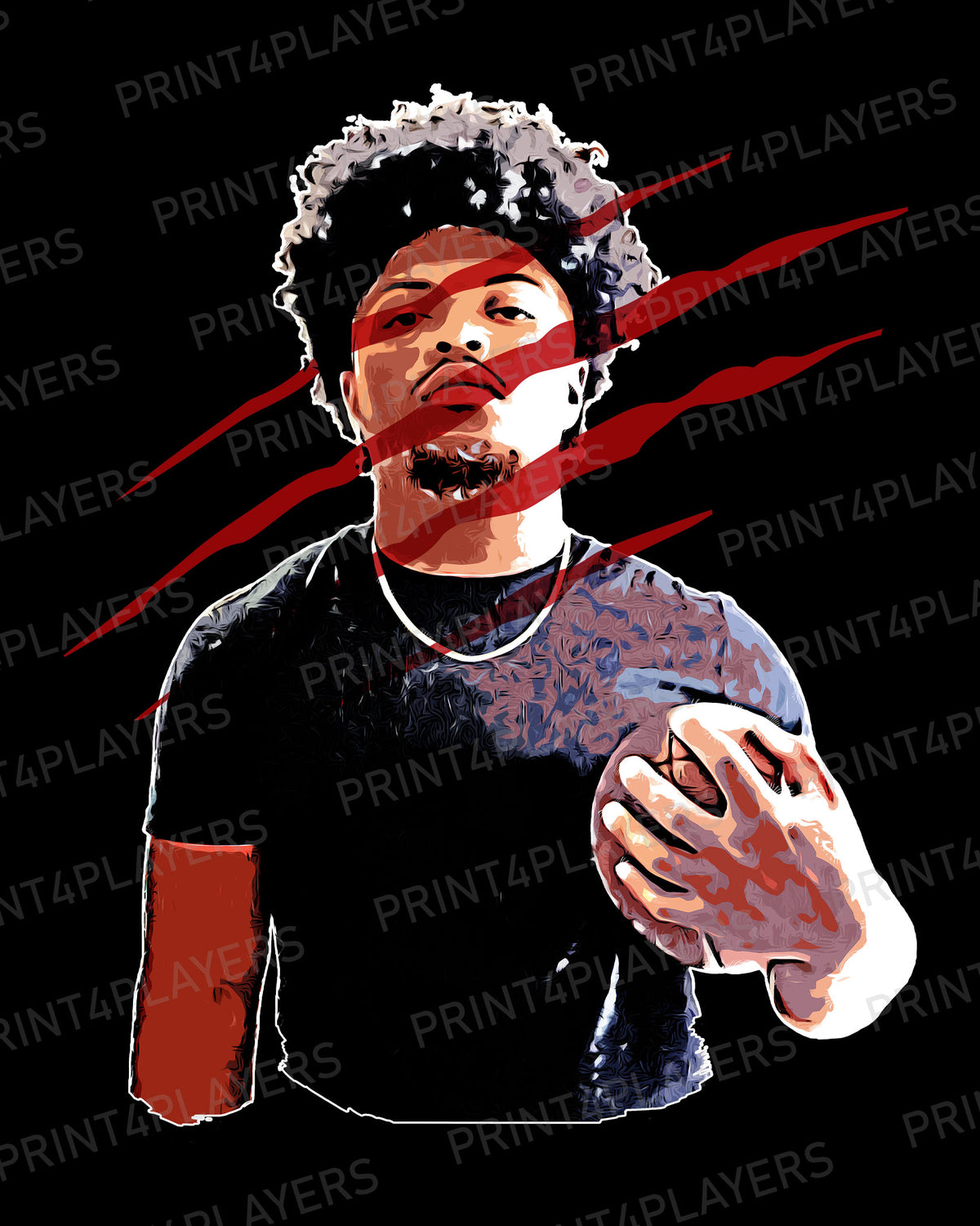 Samuel Camposeco Sponge Fleece Pullover Hoodie 003