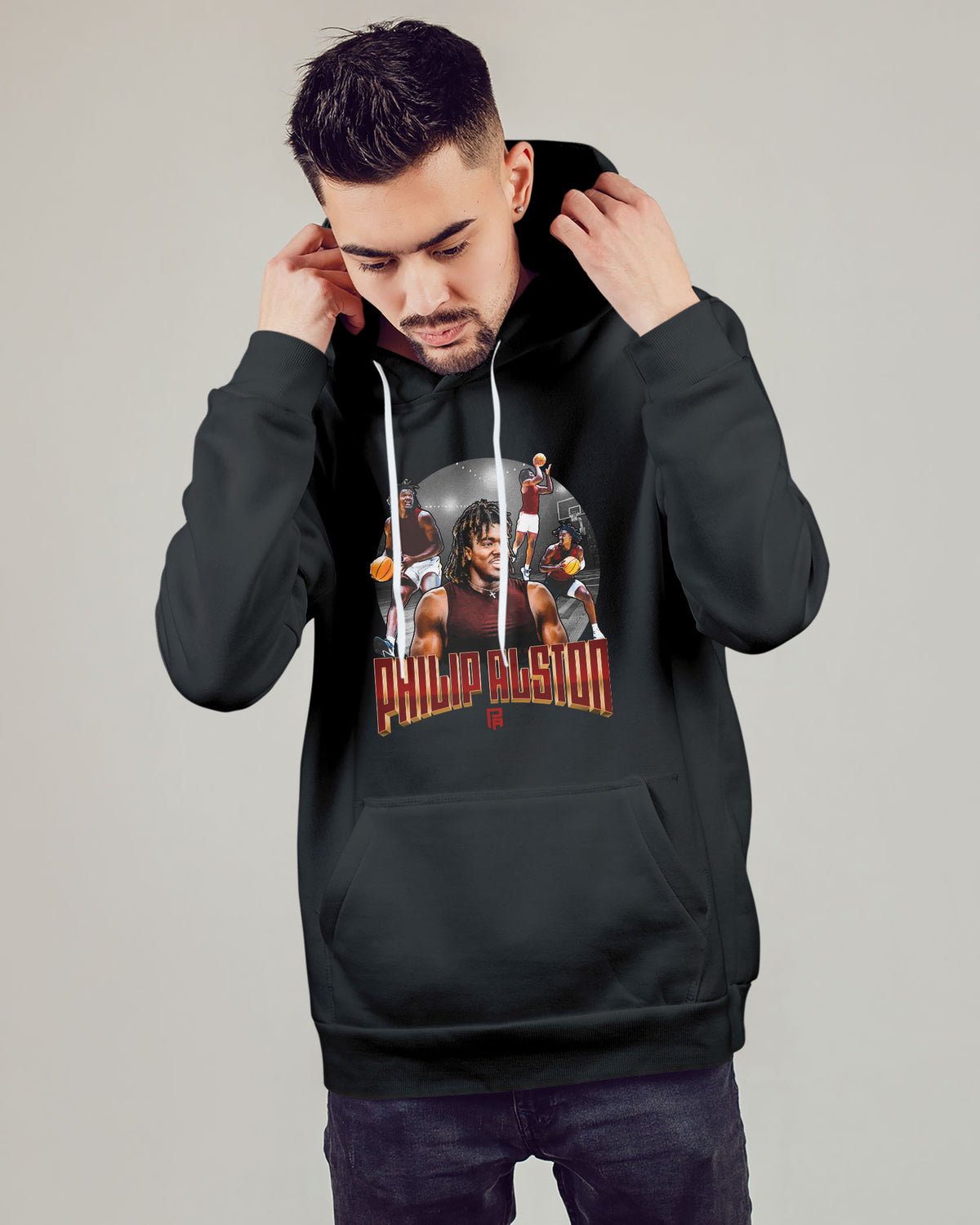 Philip Alston Sponge Fleece Pullover Hoodie 001