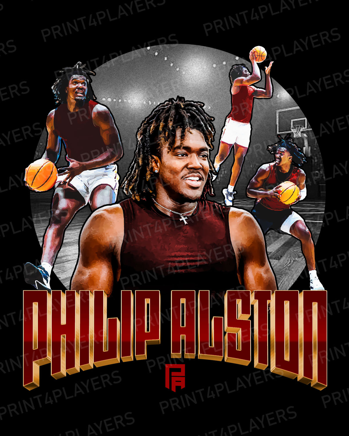 Philip Alston Sponge Fleece Pullover Hoodie 001