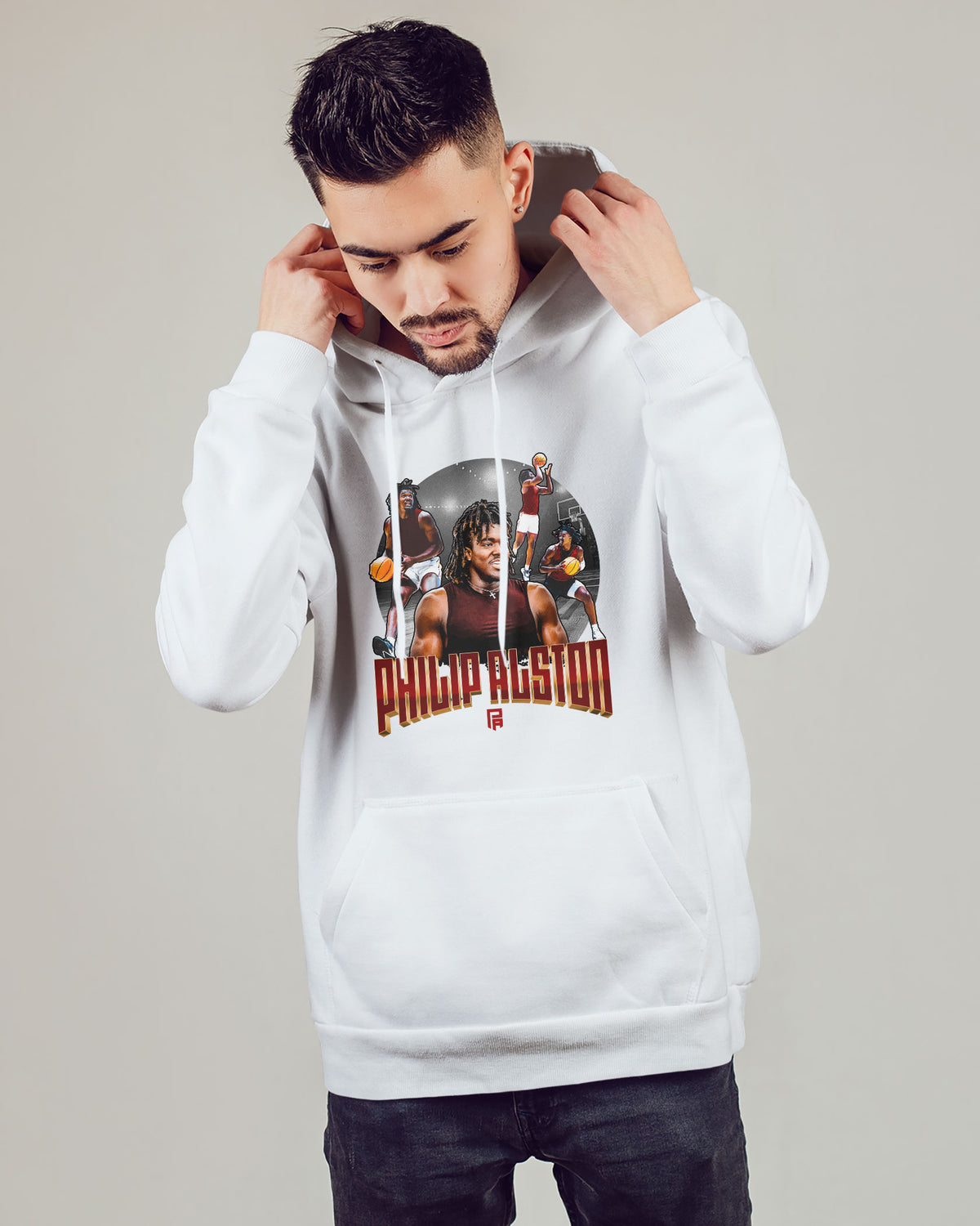 Philip Alston Sponge Fleece Pullover Hoodie 001