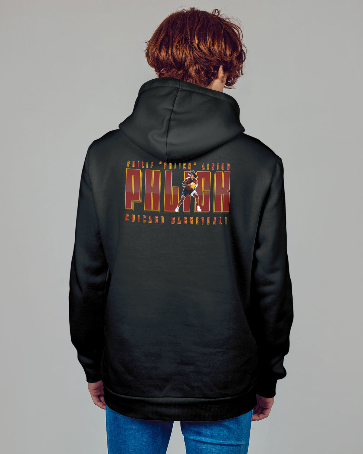 Philip Alston Sponge Fleece Zip Up Hoodie 002