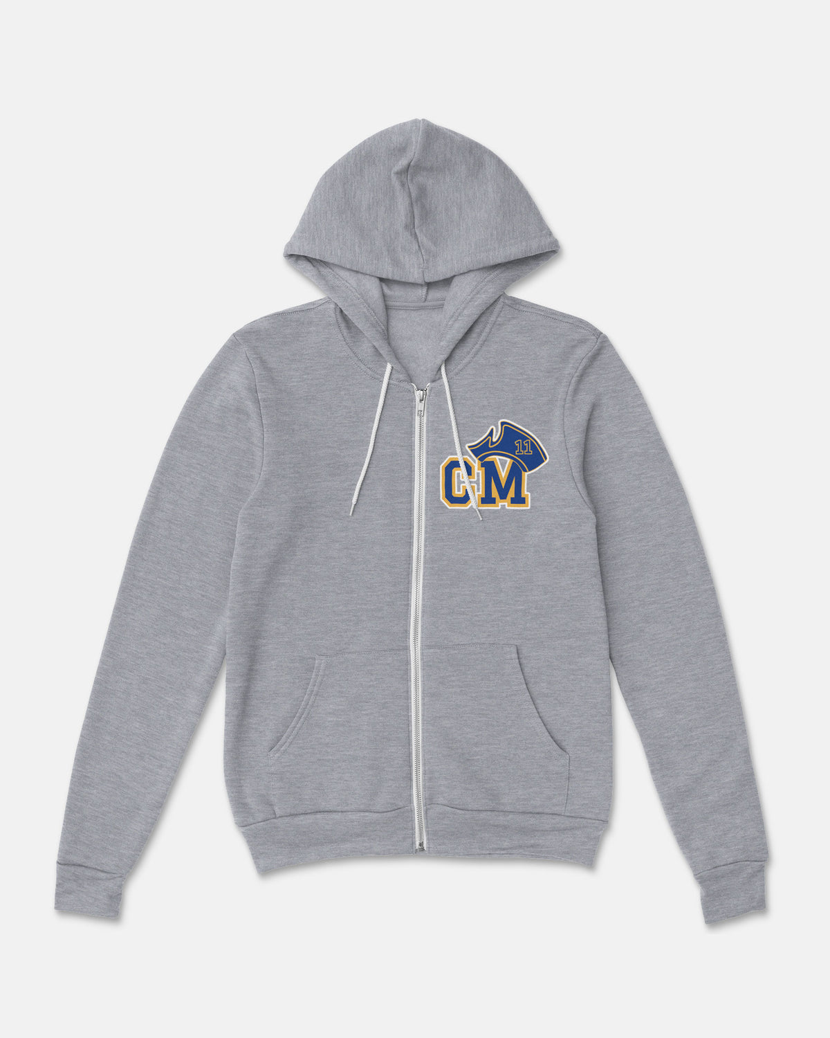 Chandler Martin Sponge Fleece Zip Up Hoodie 001
