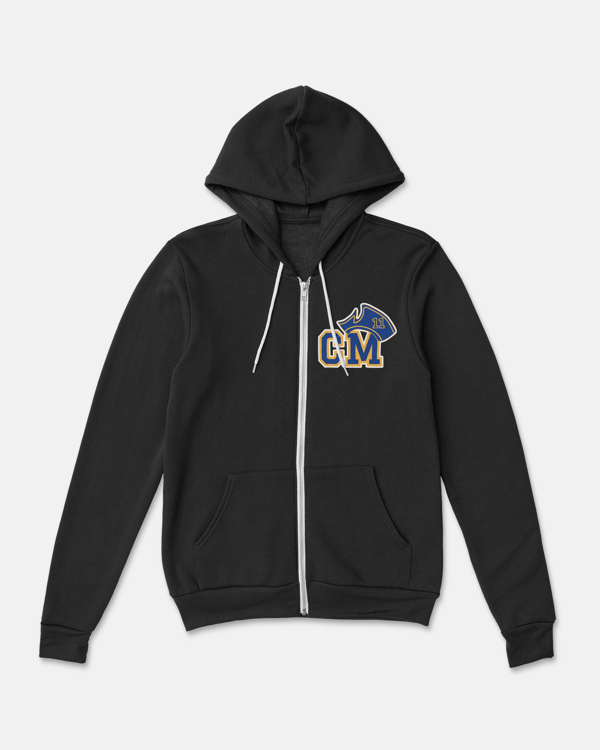 Chandler Martin Sponge Fleece Zip Up Hoodie 001