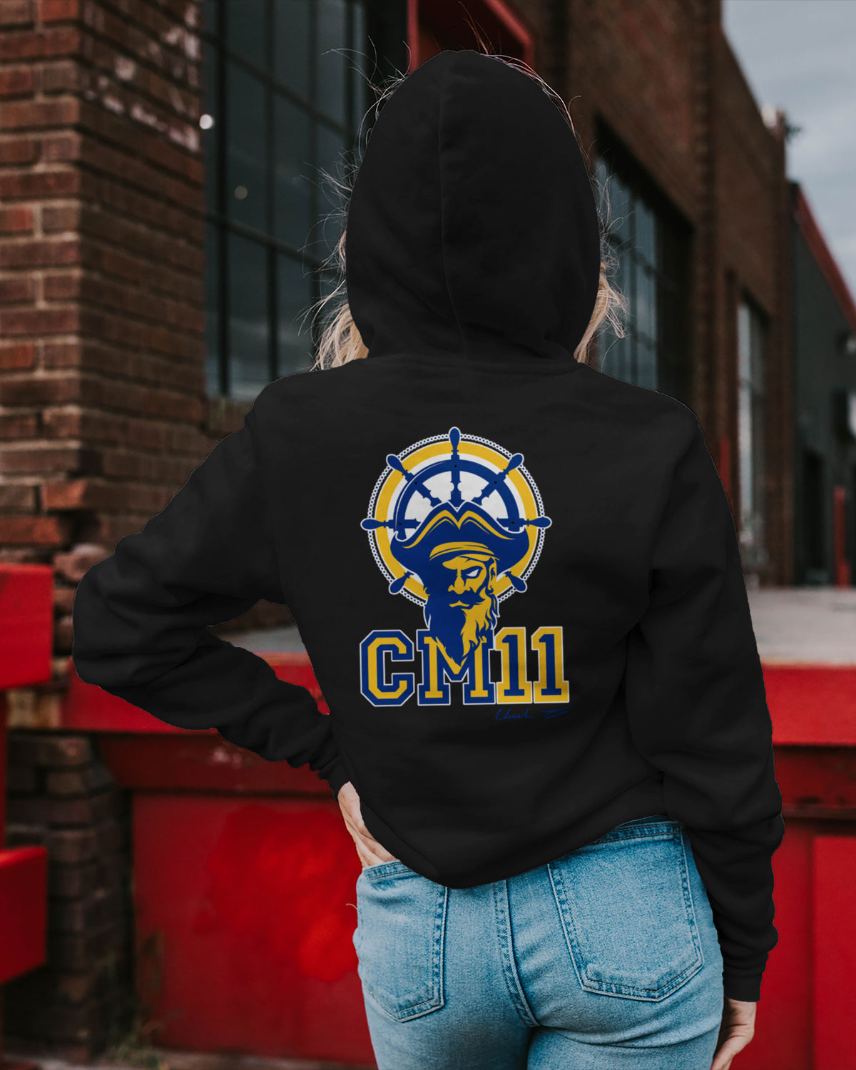 Chandler Martin Sponge Fleece Zip Up Hoodie 001