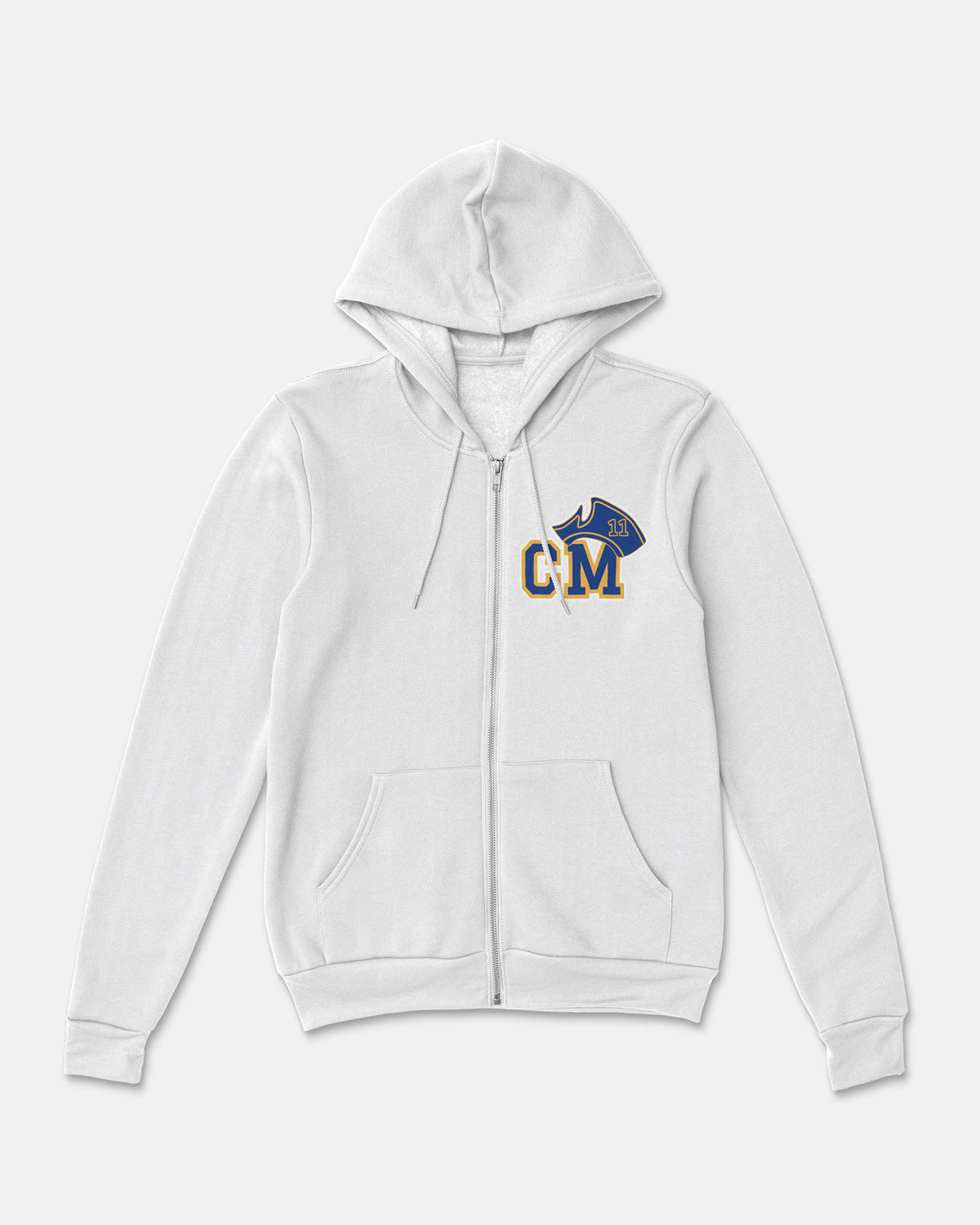Chandler Martin Sponge Fleece Zip Up Hoodie 001