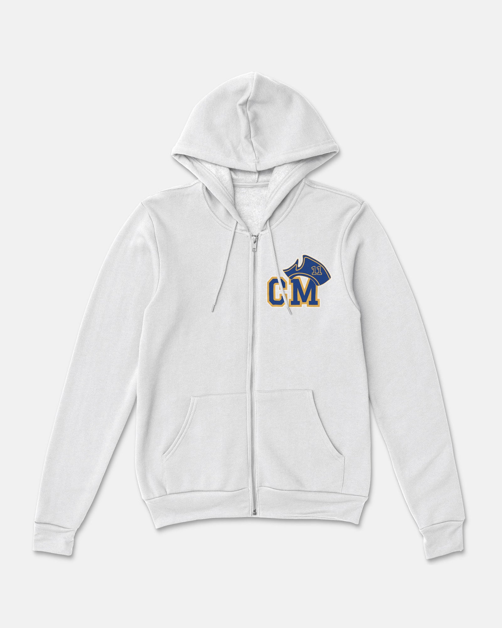 Chandler Martin Sponge Fleece Zip Up Hoodie 001