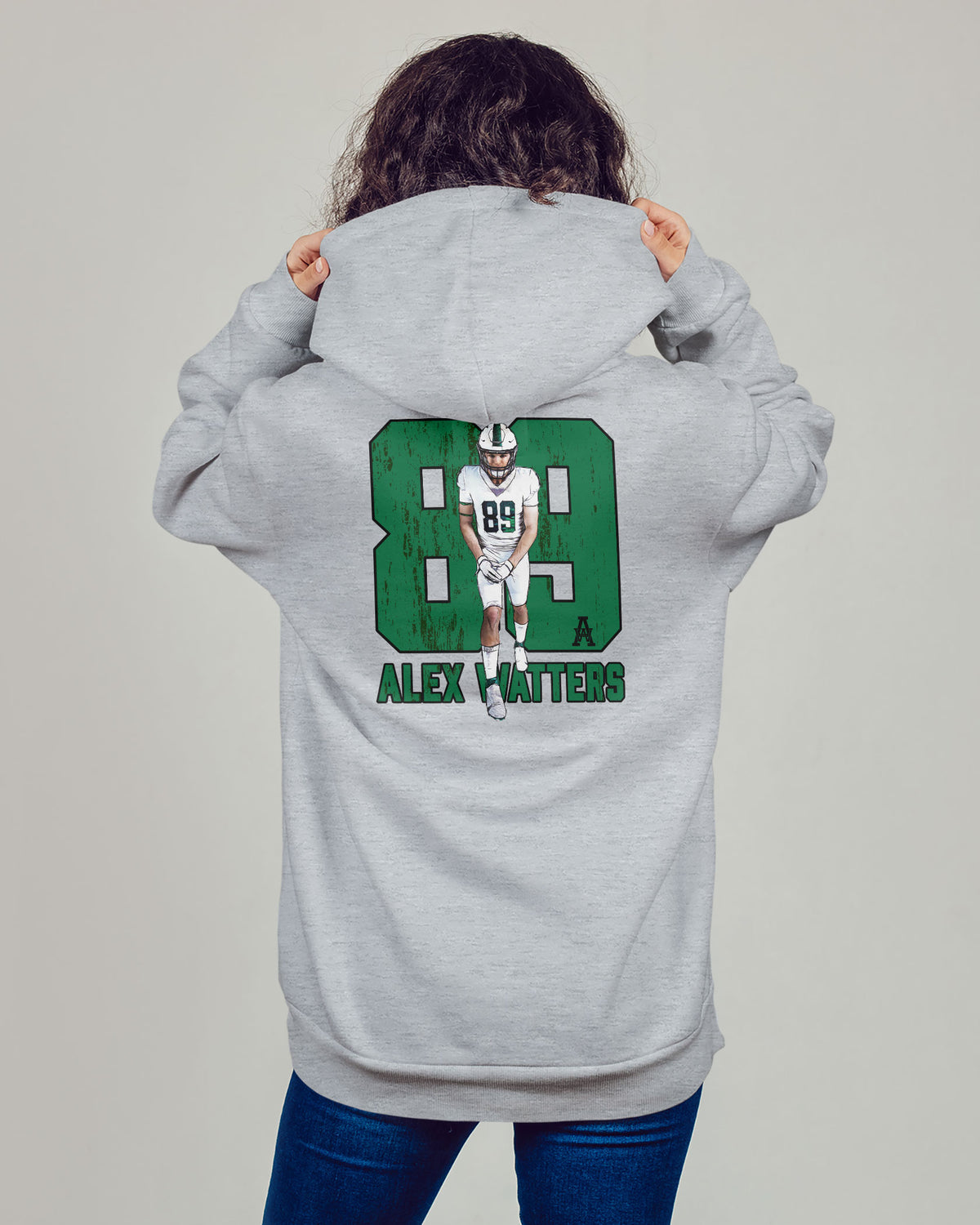 Alex Watters Sponge Fleece Zip Up Hoodie 001