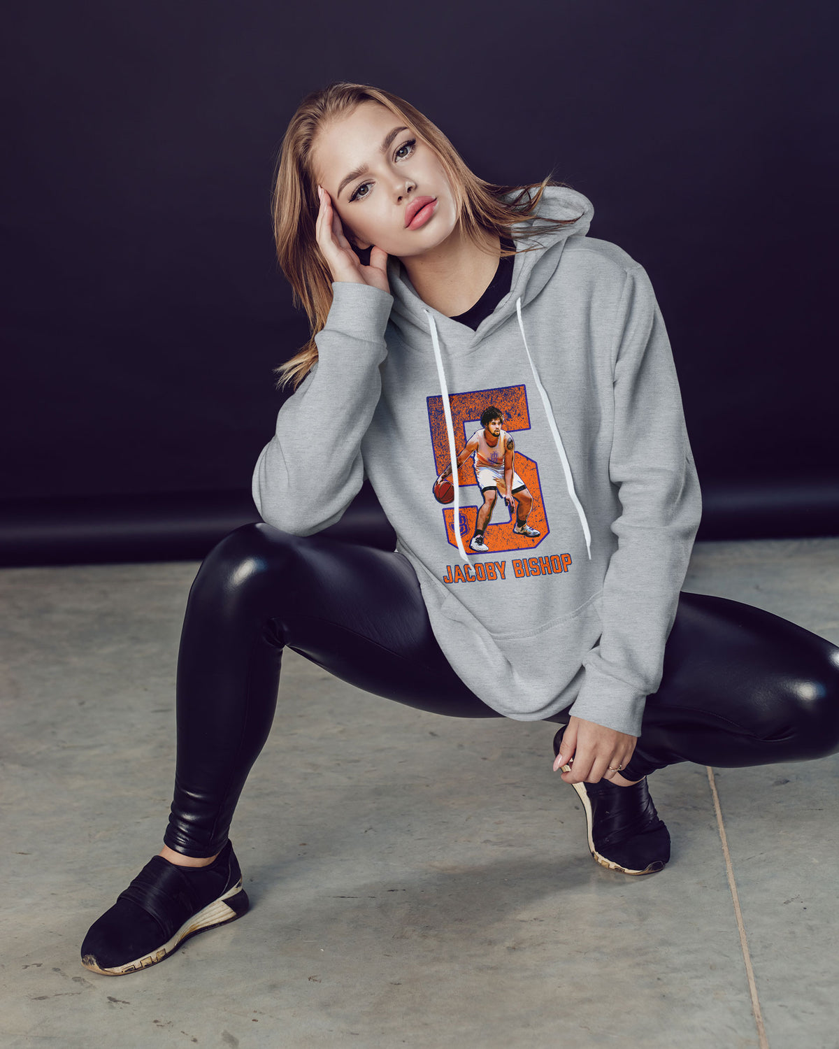 Jacoby Bishop Sponge Fleece Pullover Hoodie 001