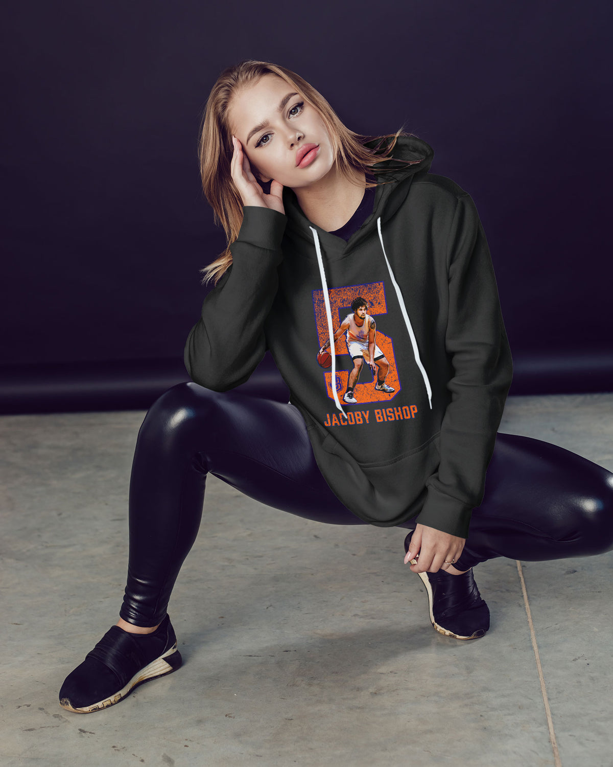 Jacoby Bishop Sponge Fleece Pullover Hoodie 001