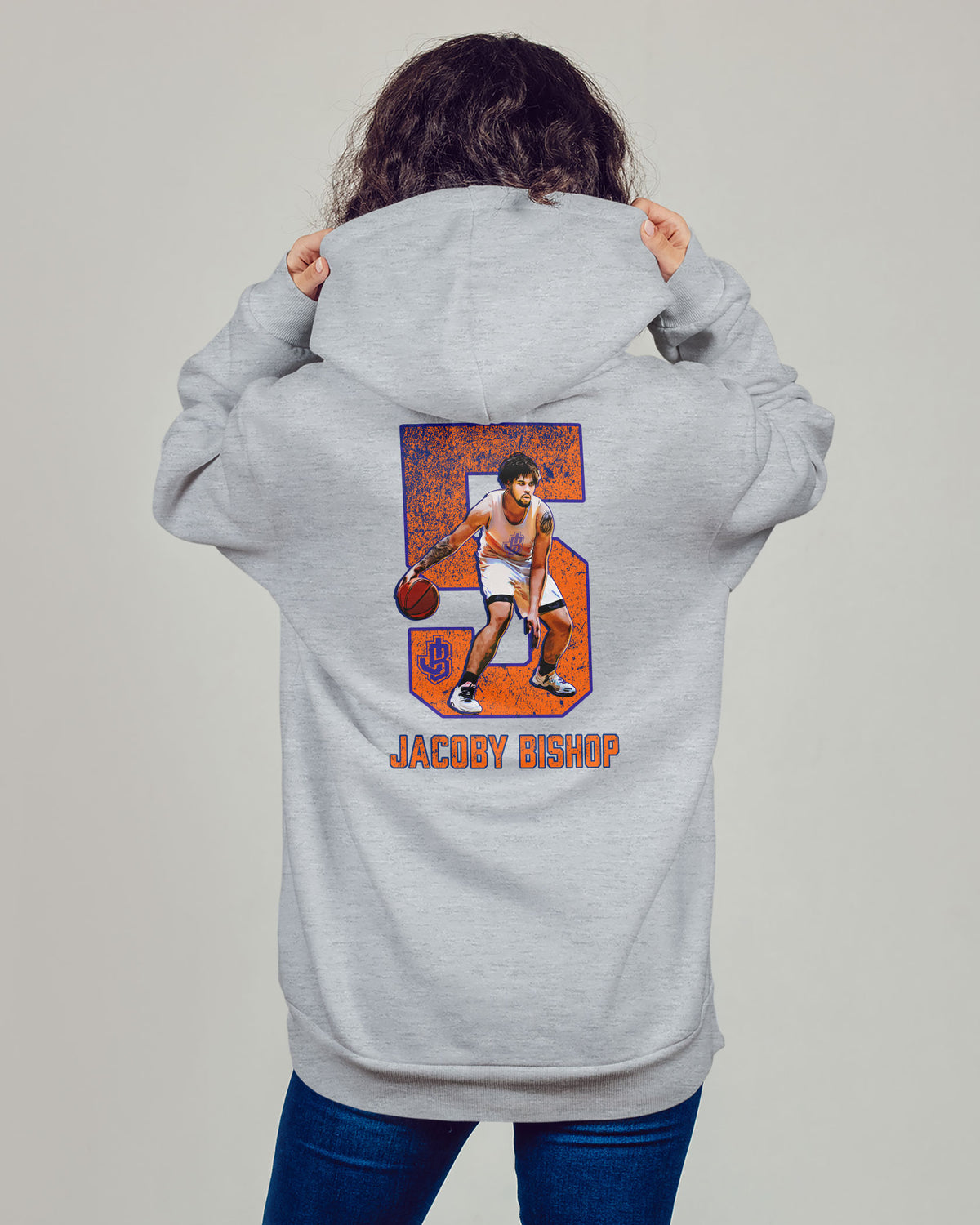 Jacoby Bishop Sponge Fleece Zip Up Hoodie 001