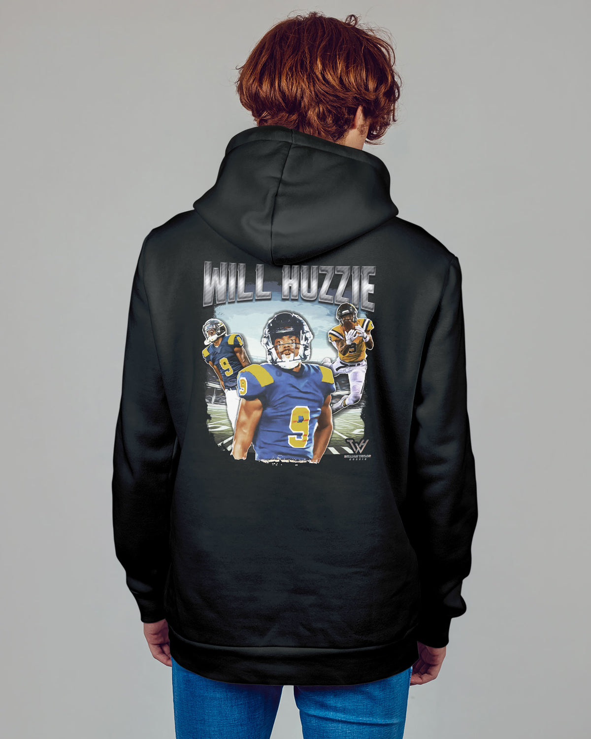 Will Huzzie Sponge Fleece Zip Up Hoodie 001