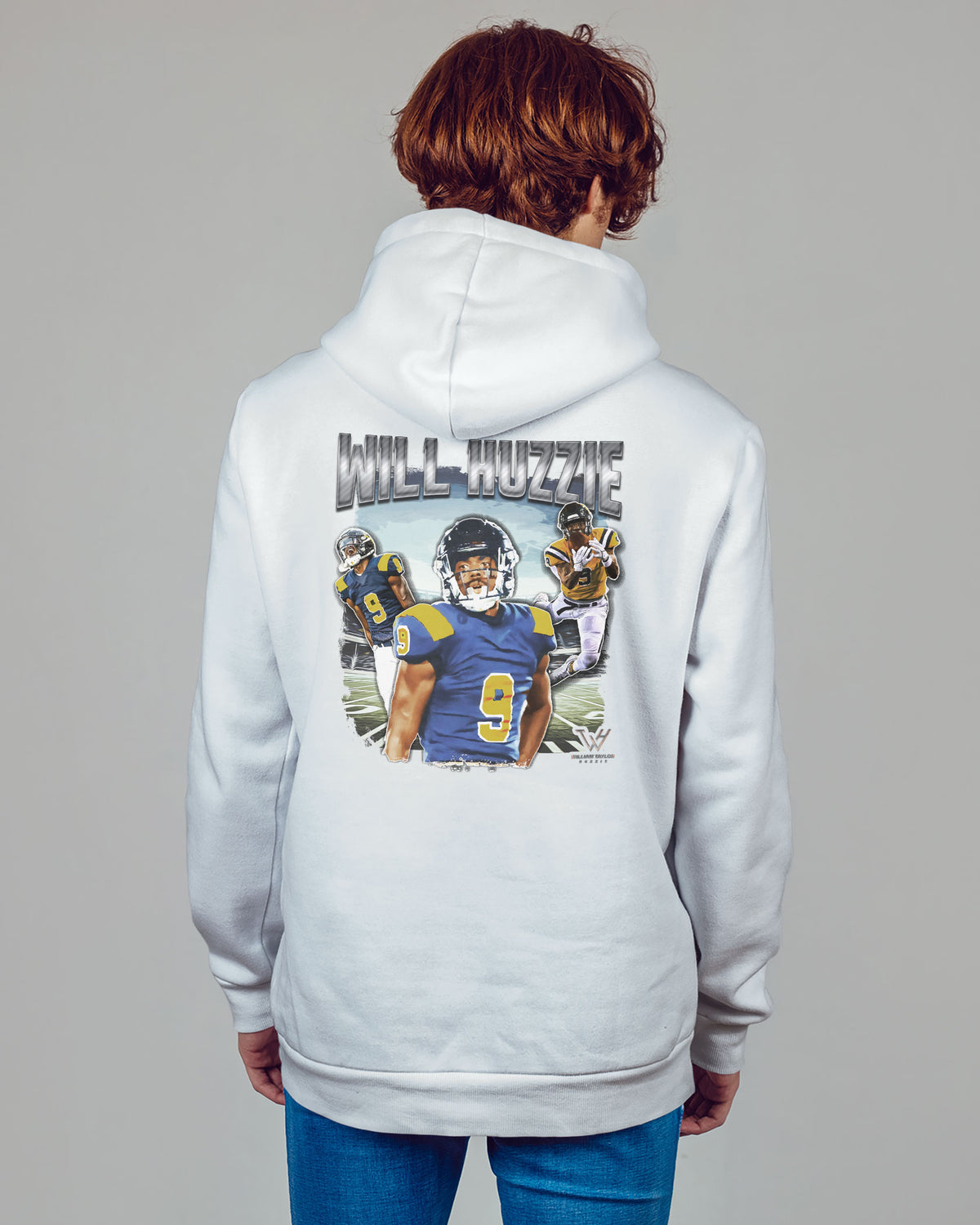 Will Huzzie Sponge Fleece Zip Up Hoodie 001