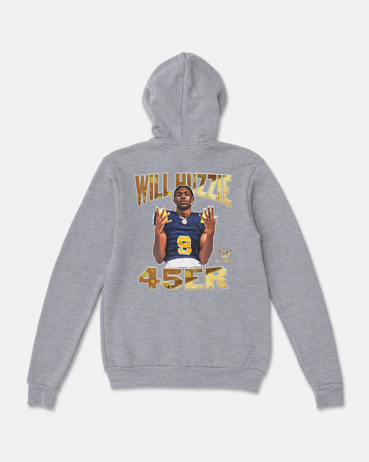 Will Huzzie Sponge Fleece Zip Up Hoodie 002