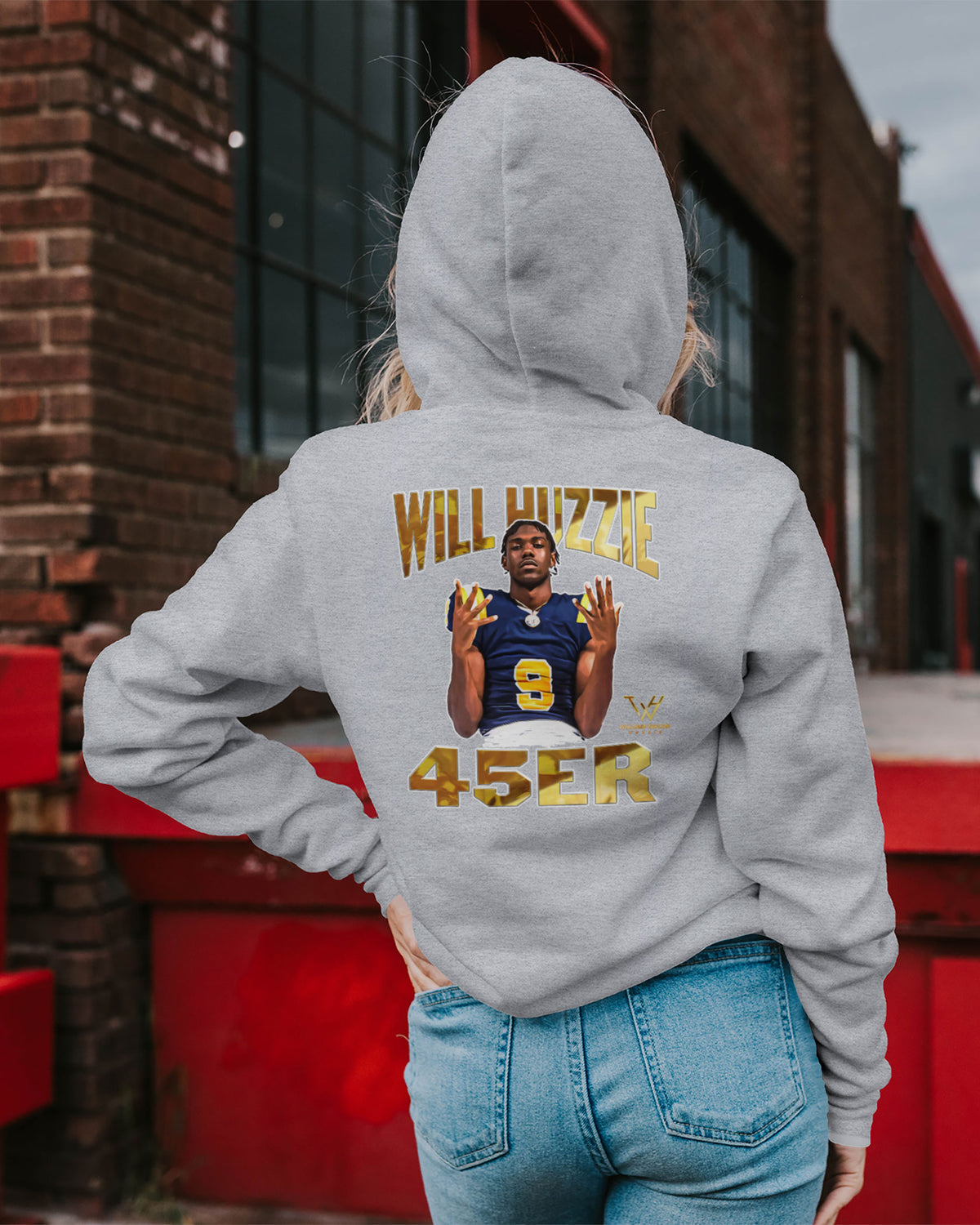 Will Huzzie Sponge Fleece Zip Up Hoodie 002