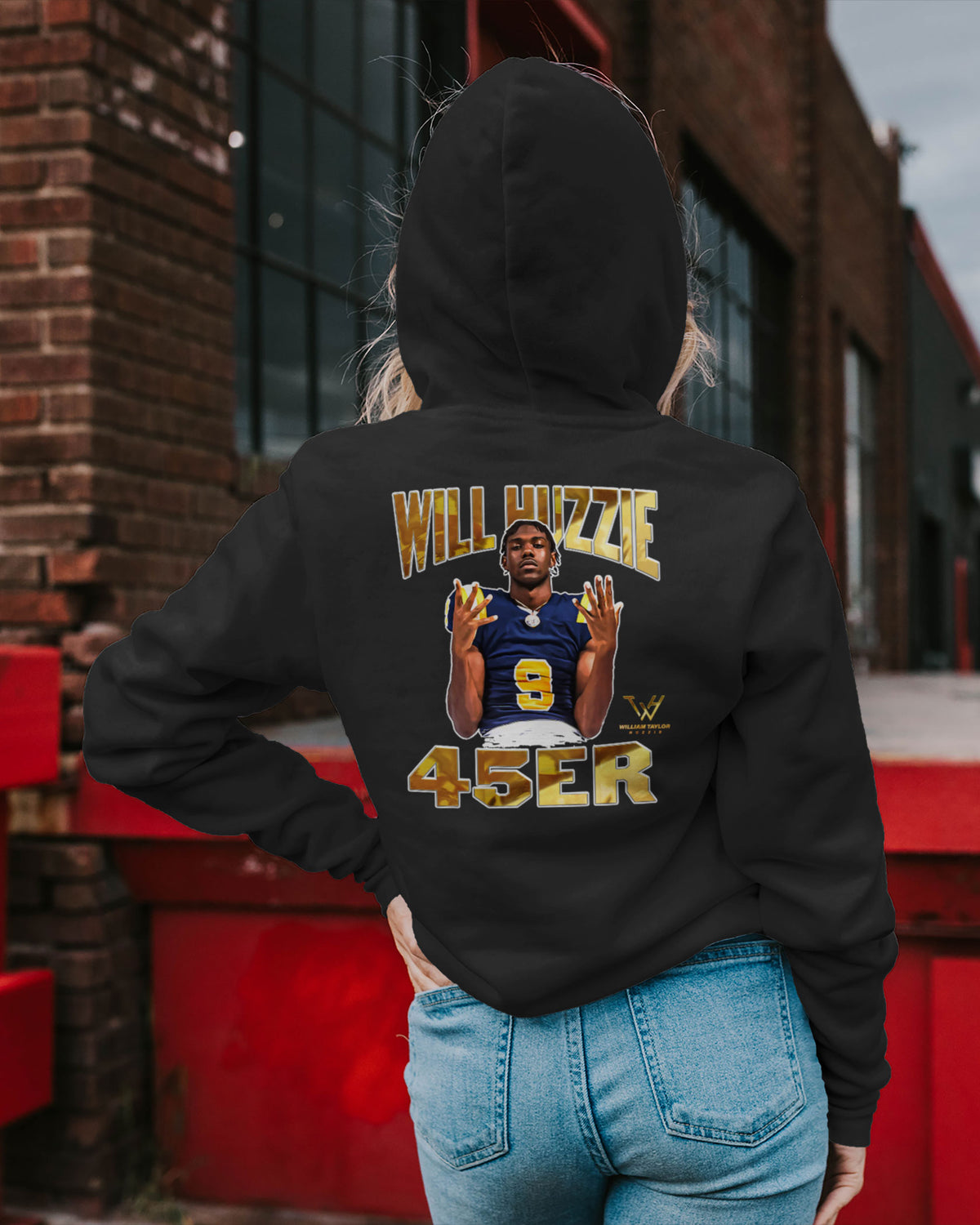 Will Huzzie Sponge Fleece Zip Up Hoodie 002