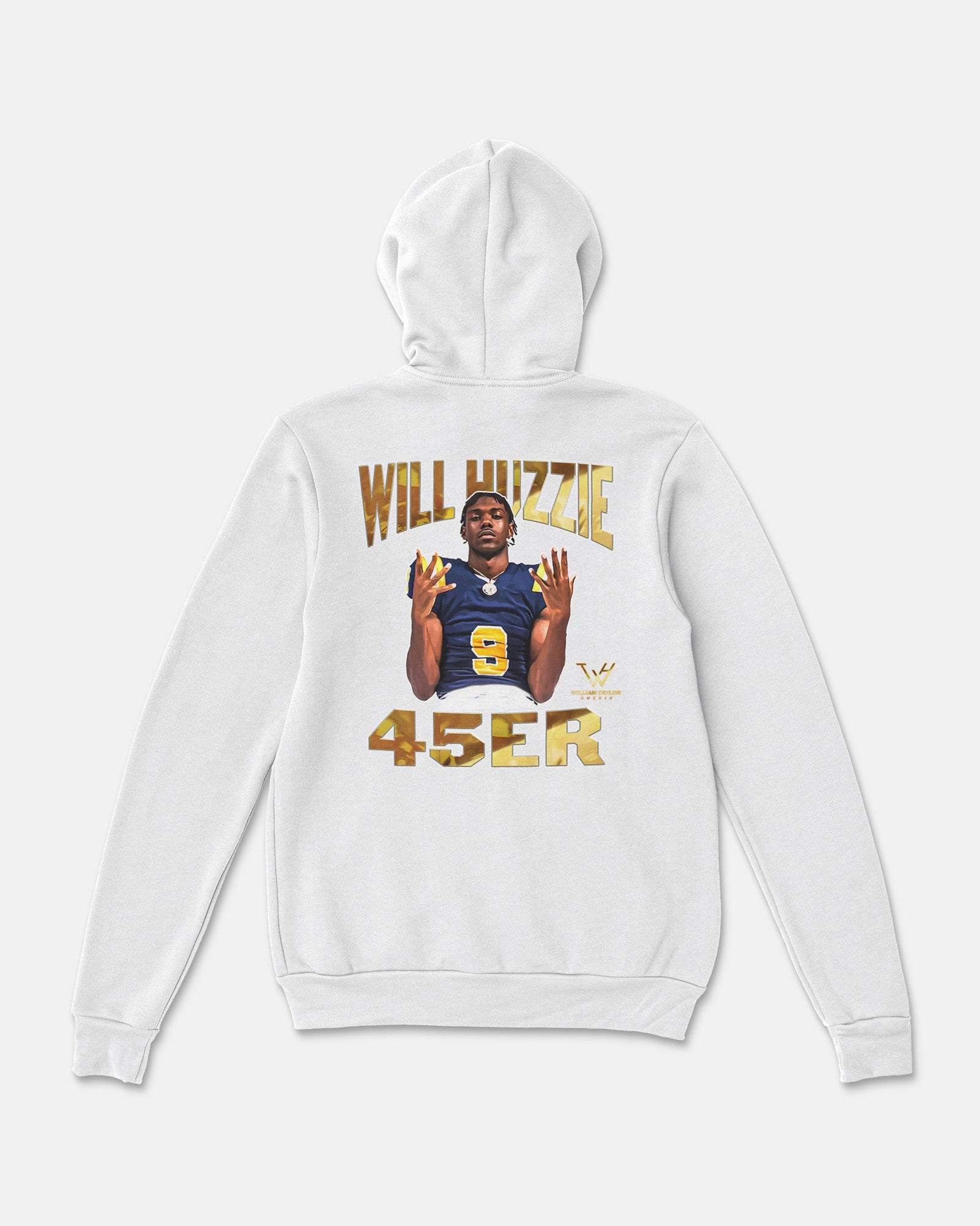 Will Huzzie Sponge Fleece Zip Up Hoodie 002