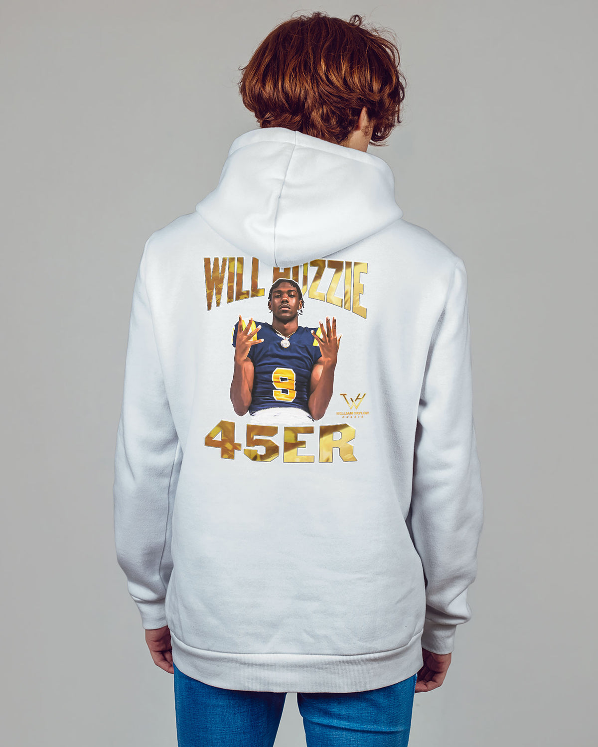 Will Huzzie Sponge Fleece Zip Up Hoodie 002