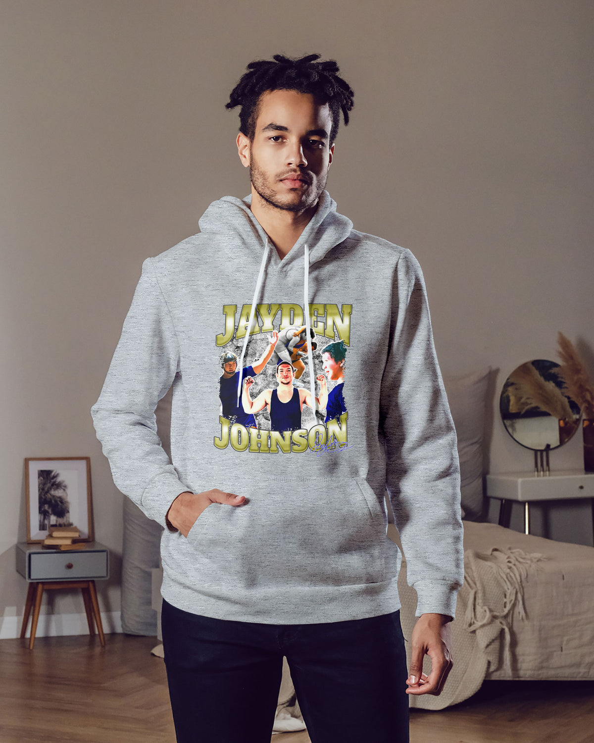Jayden Johnson Sponge Fleece Pullover Hoodie 001