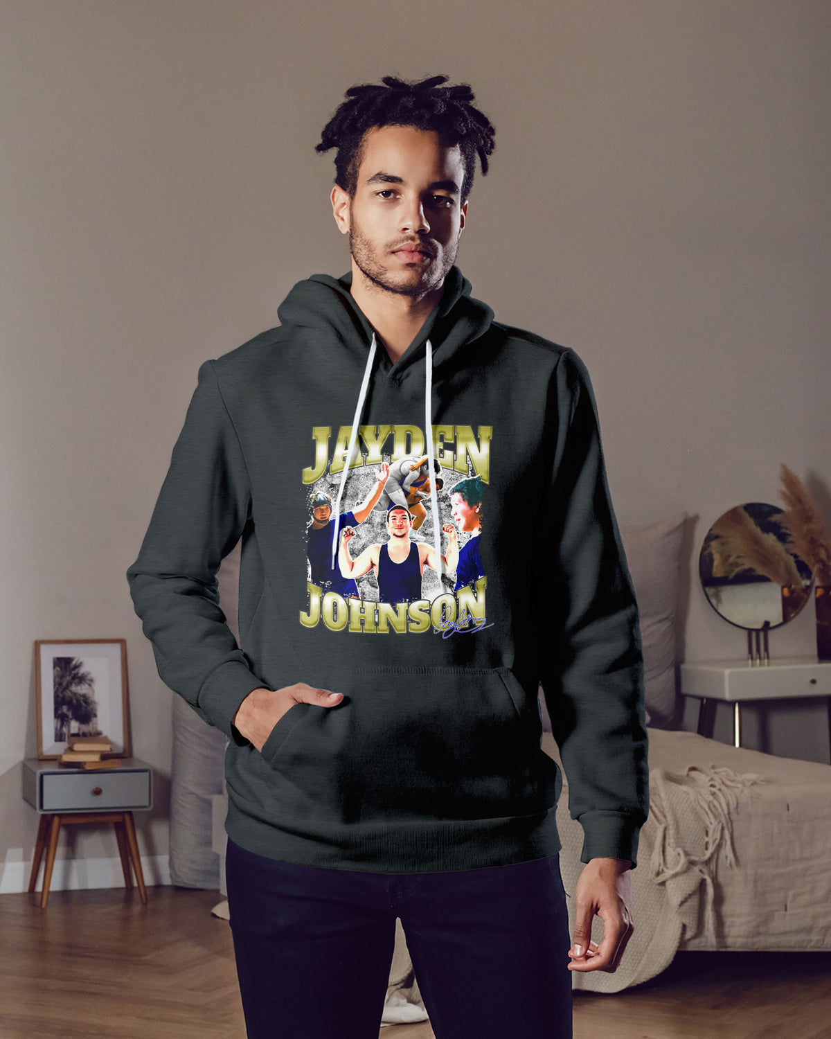 Jayden Johnson Sponge Fleece Pullover Hoodie 001