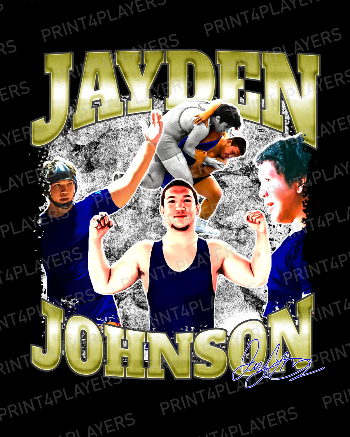 Jayden Johnson Sponge Fleece Pullover Hoodie 001