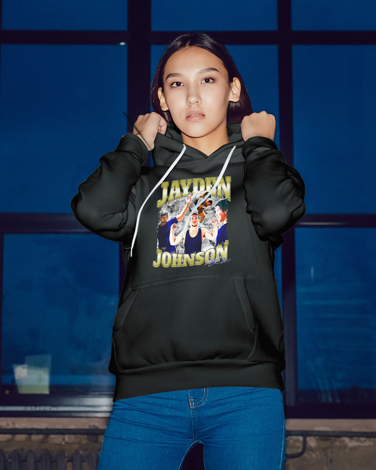 Jayden Johnson Sponge Fleece Pullover Hoodie 001