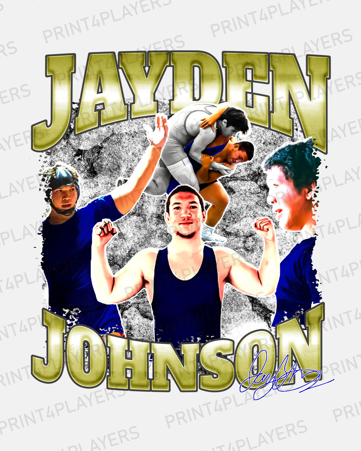 Jayden Johnson Sponge Fleece Pullover Hoodie 001