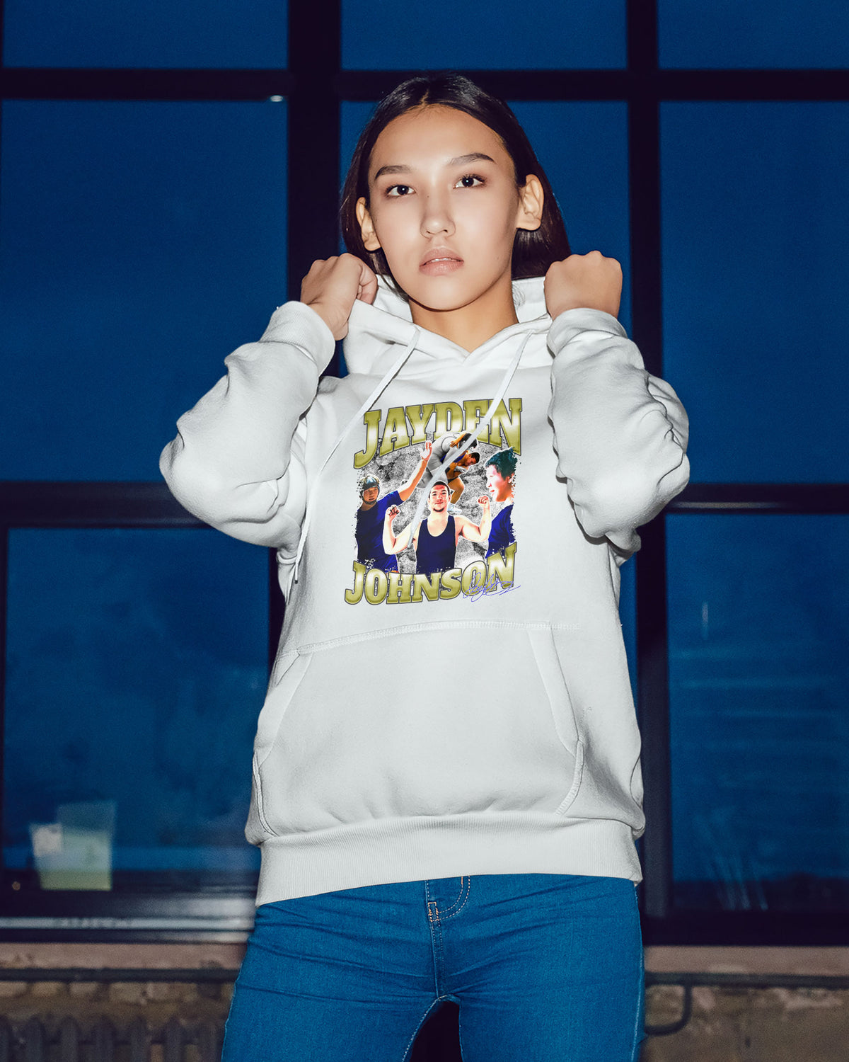 Jayden Johnson Sponge Fleece Pullover Hoodie 001