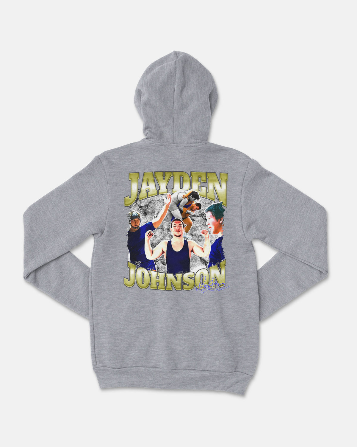 Jayden Johnson Sponge Fleece Zip Up Hoodie 001