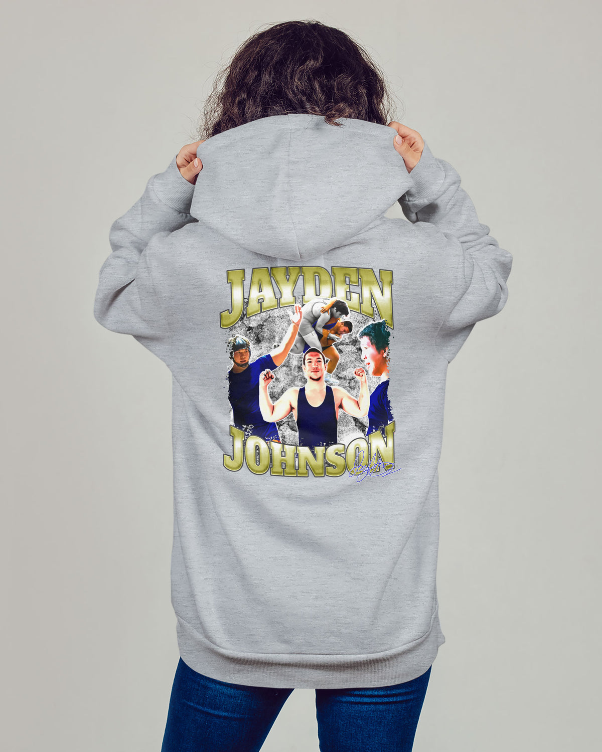 Jayden Johnson Sponge Fleece Zip Up Hoodie 001