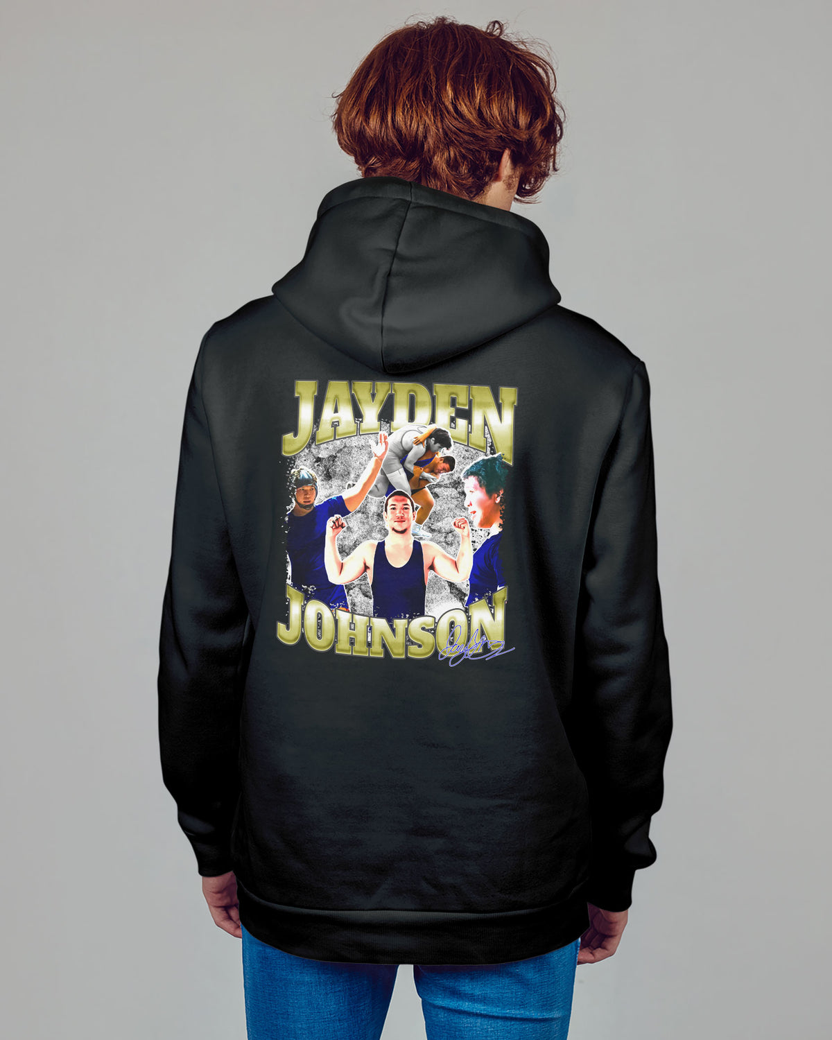Jayden Johnson Sponge Fleece Zip Up Hoodie 001