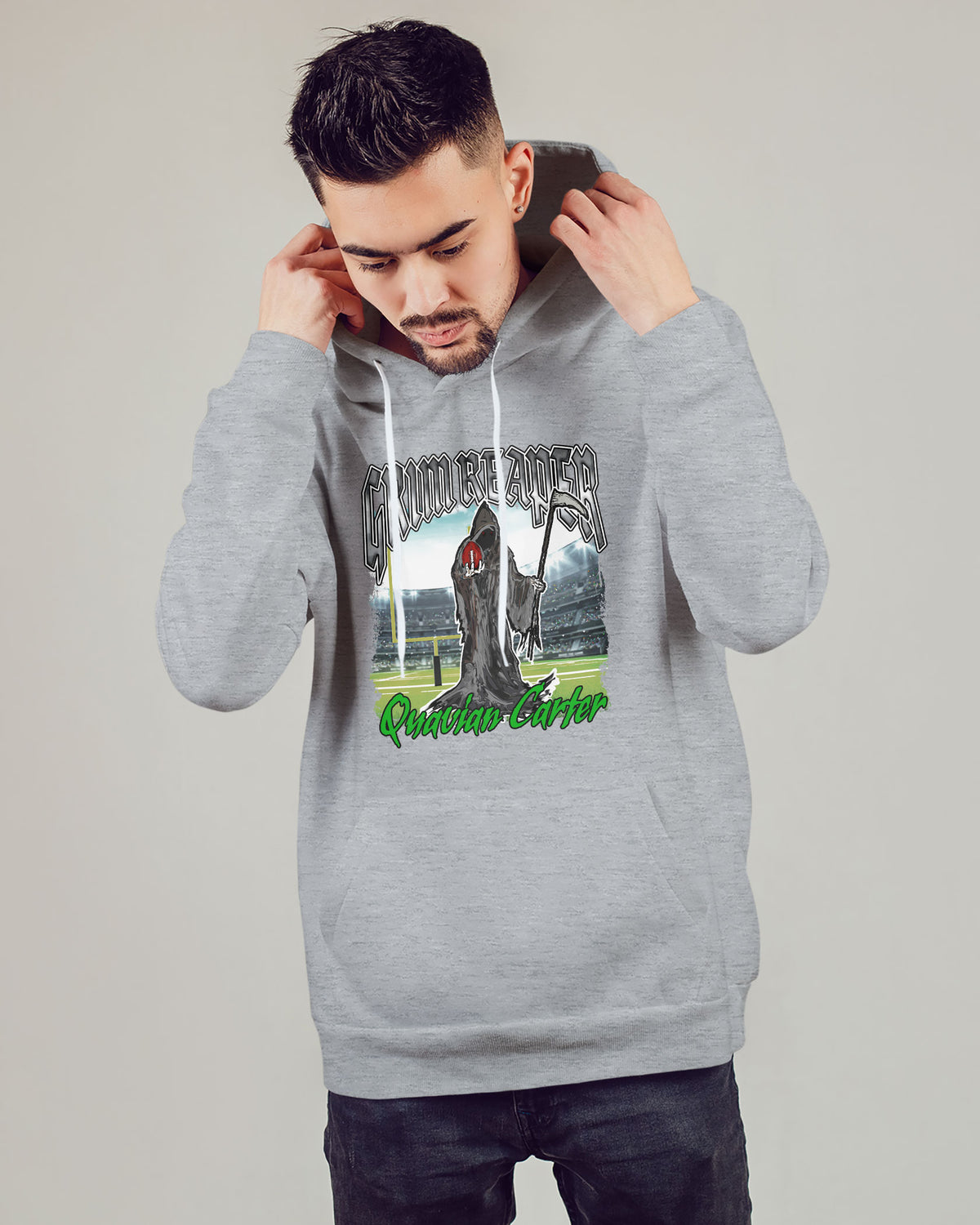 Quavian Carter Sponge Fleece Pullover Hoodie 001