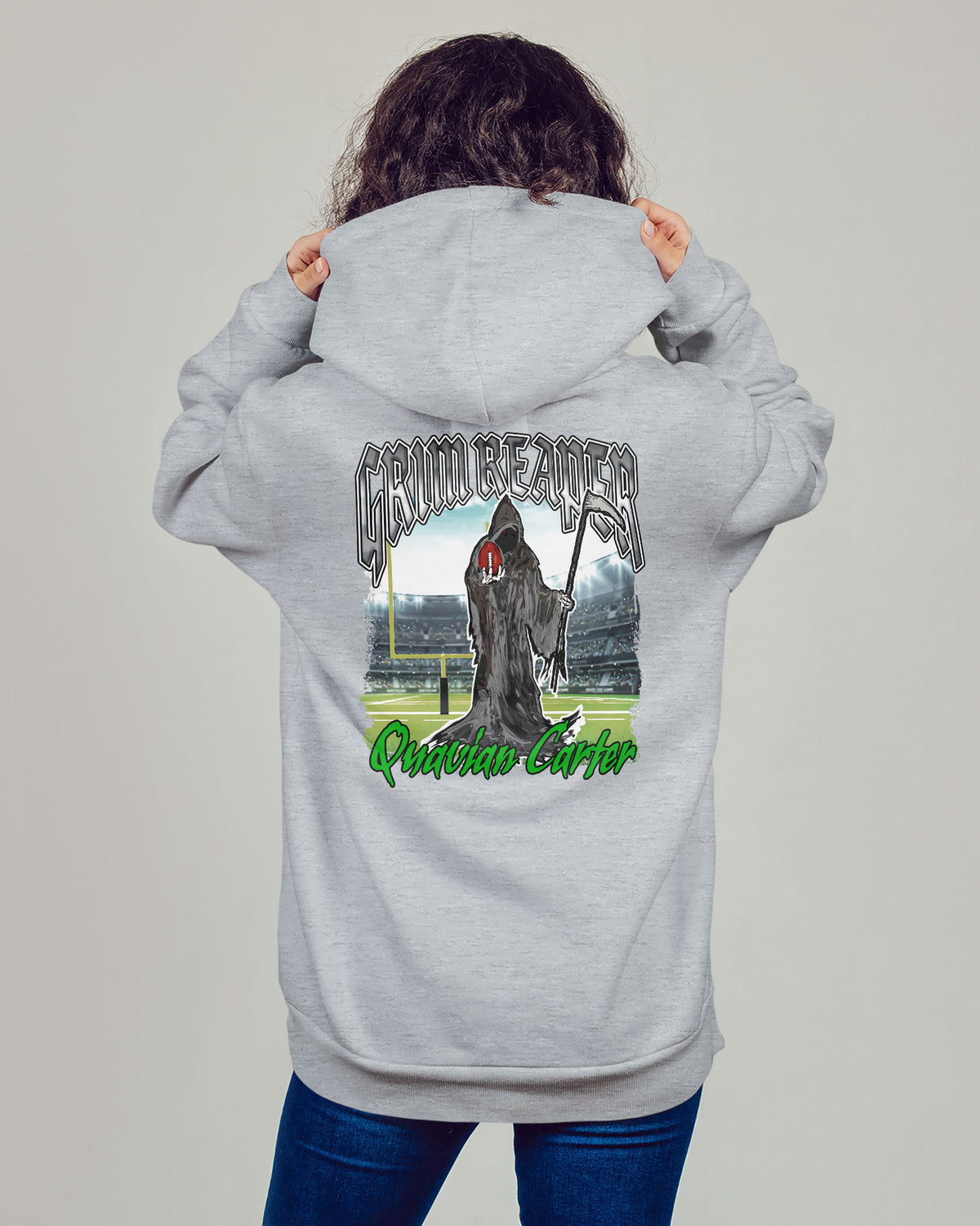 Quavian Carter Sponge Fleece Zip Up Hoodie 001