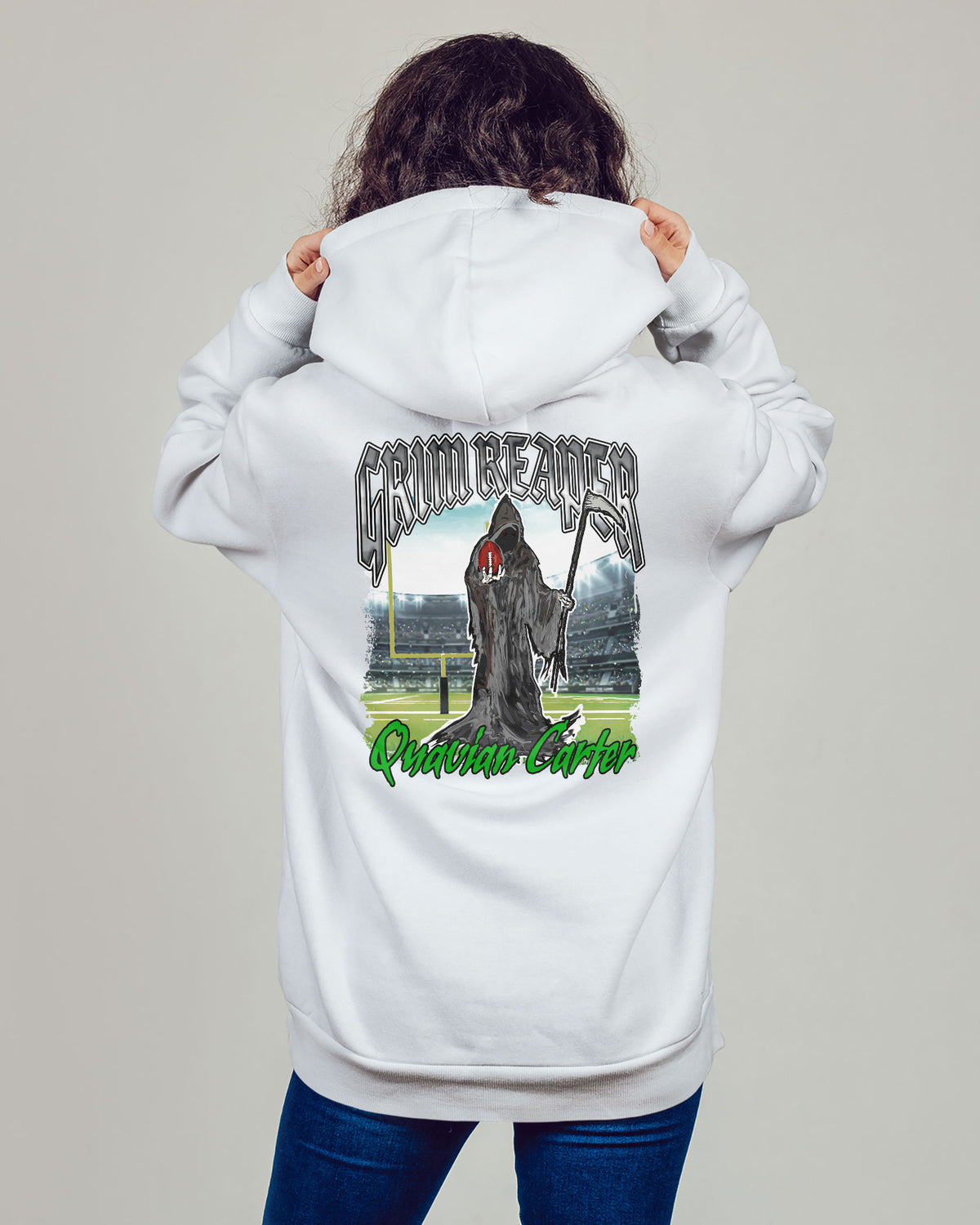 Quavian Carter Sponge Fleece Zip Up Hoodie 001