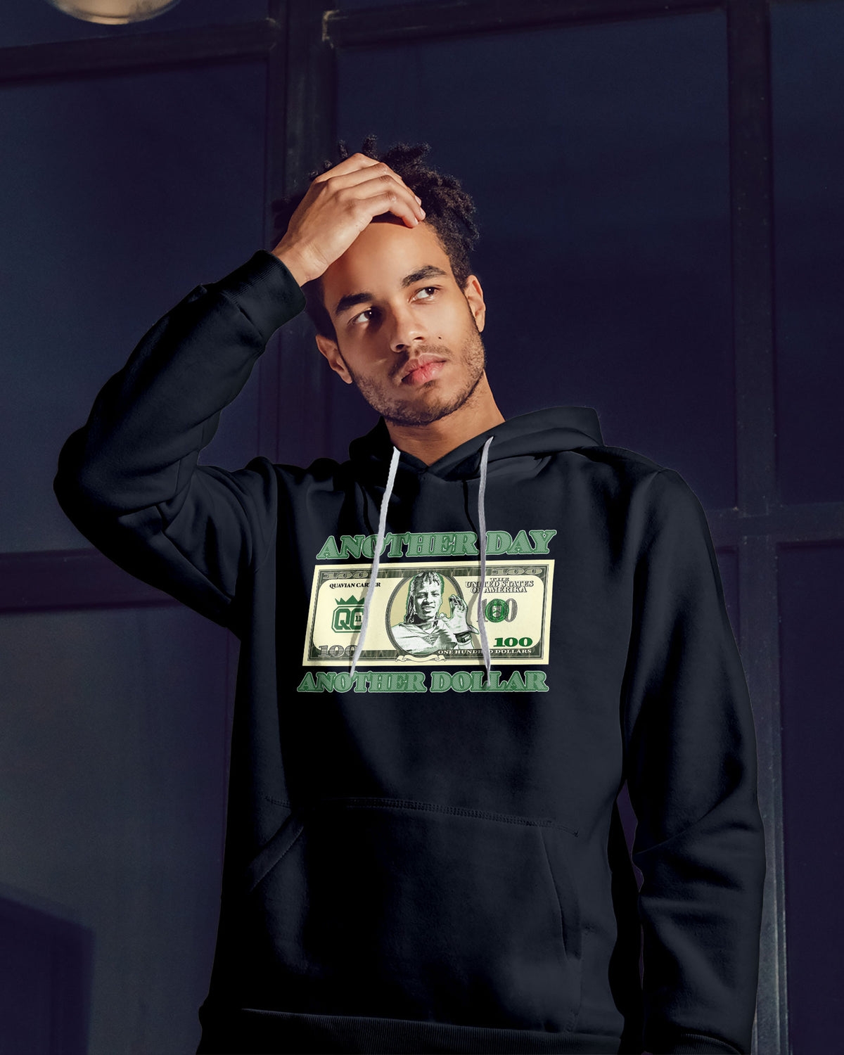 Quavian Carter Sponge Fleece Pullover Hoodie 002