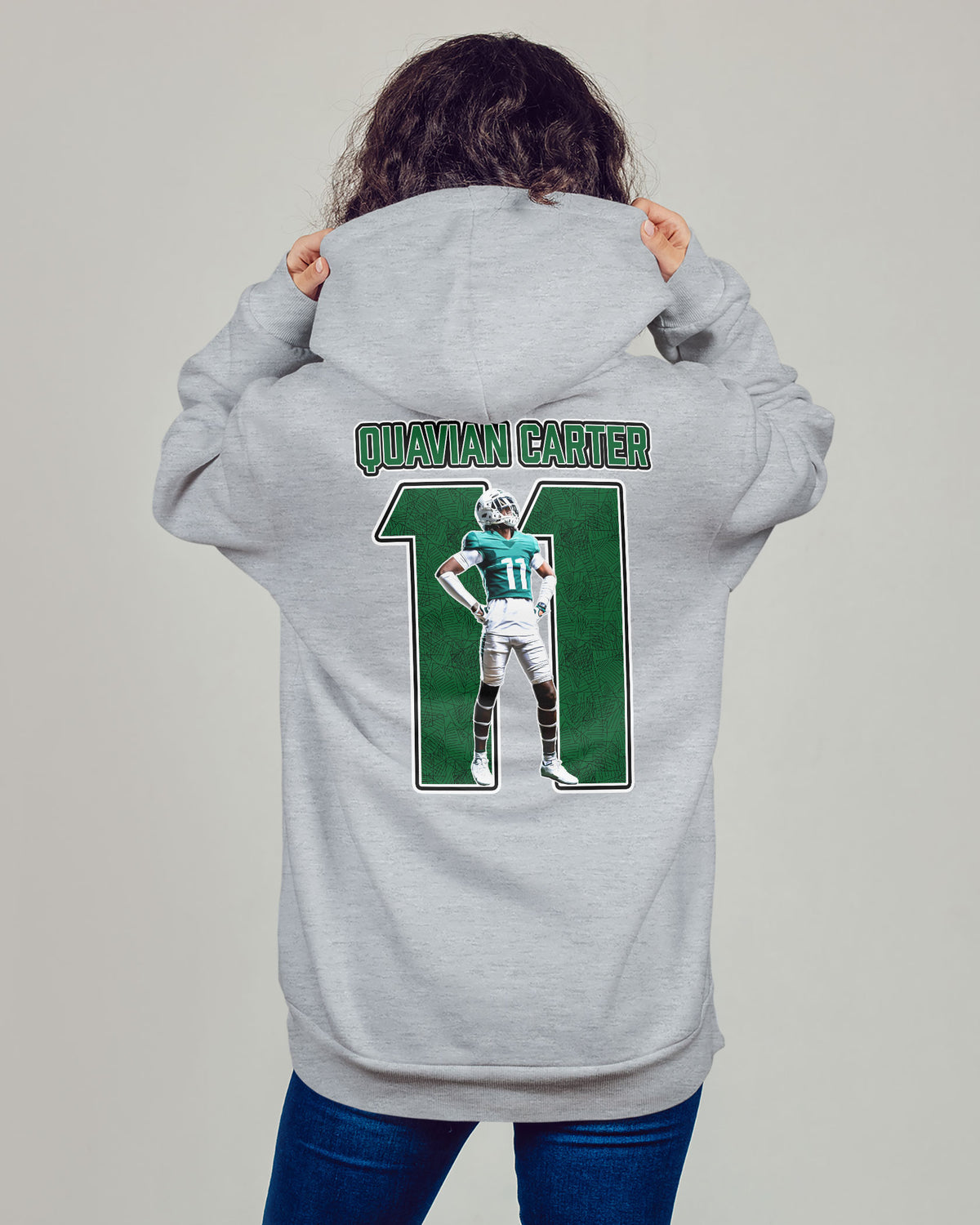 Quavian Carter Sponge Fleece Zip Up Hoodie 003