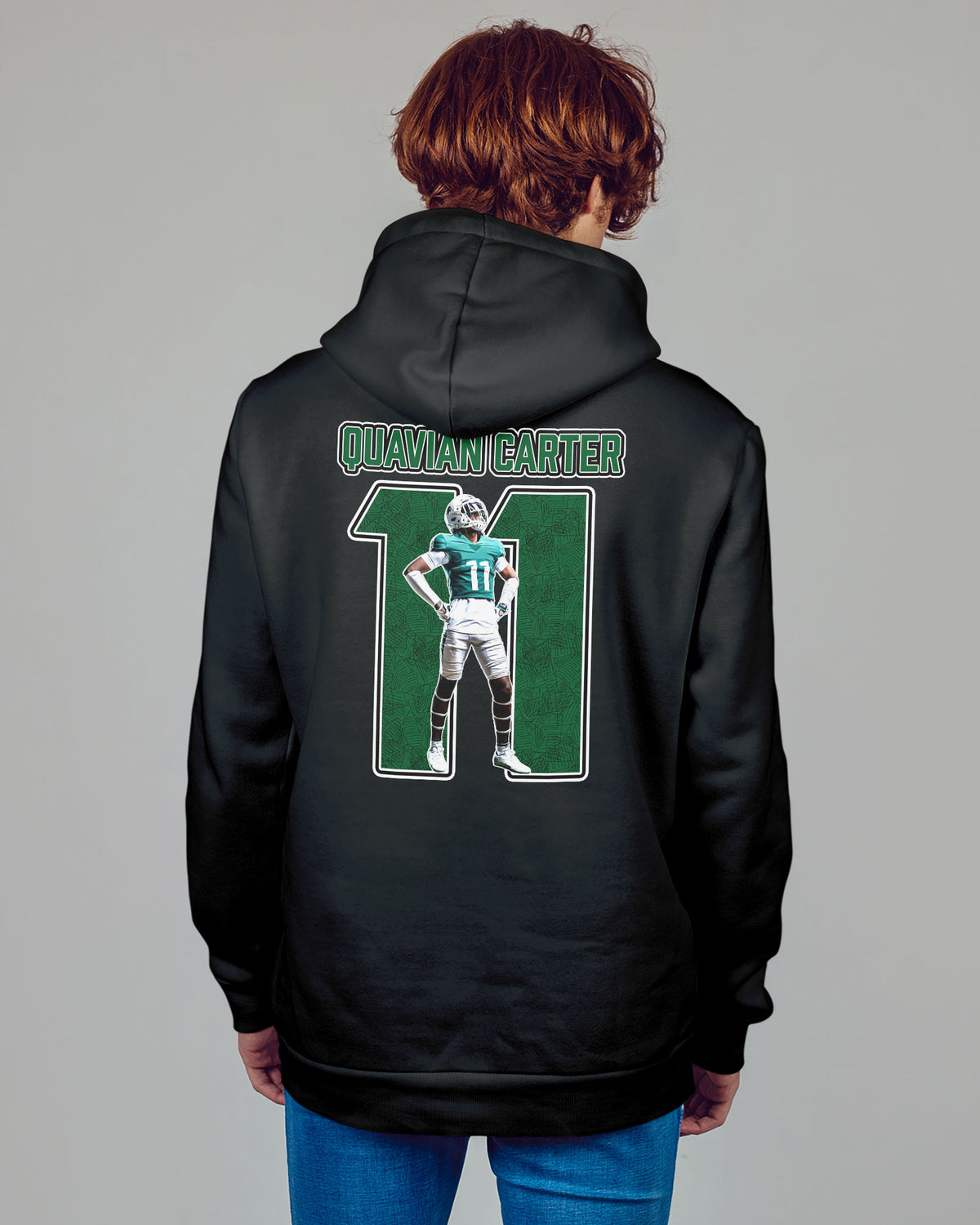 Quavian Carter Sponge Fleece Zip Up Hoodie 003