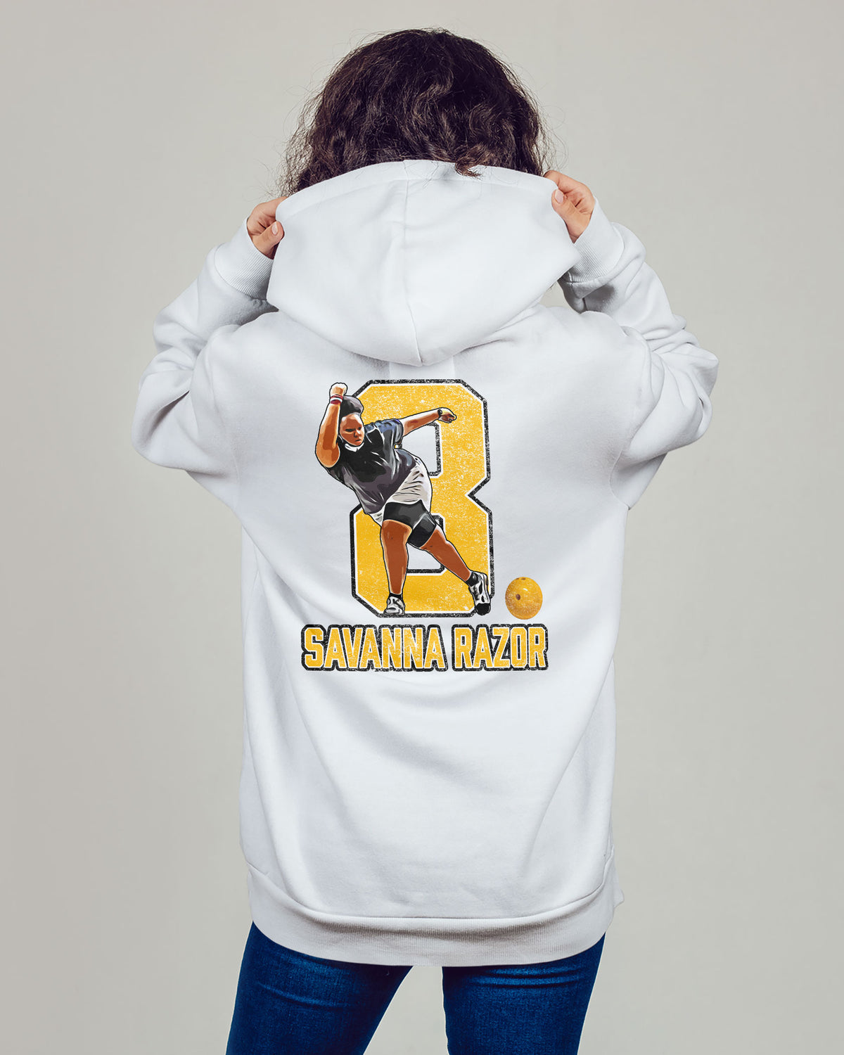 Savanna Razor Sponge Fleece Zip Up Hoodie 001