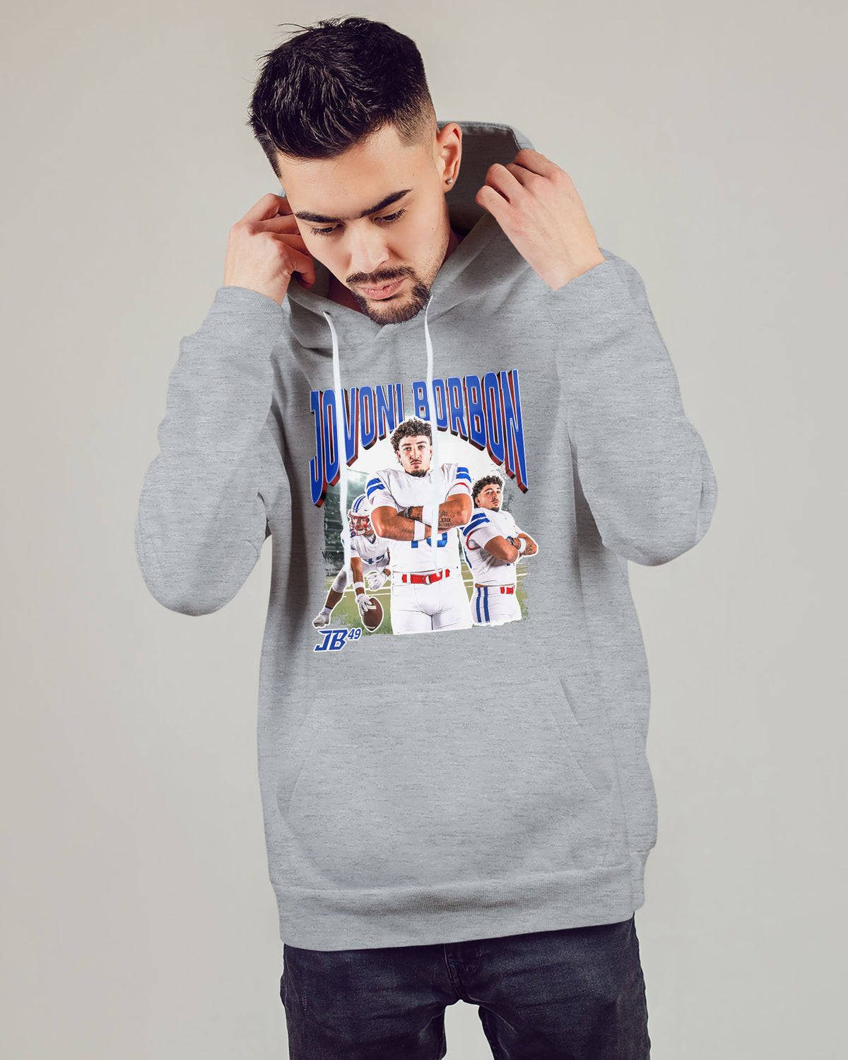 Jovoni Borbon Sponge Fleece Pullover Hoodie 001