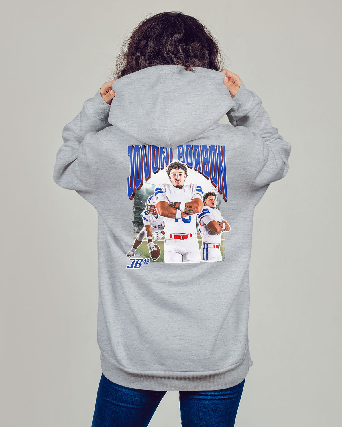 Jovoni Borbon Sponge Fleece Zip Up Hoodie 001