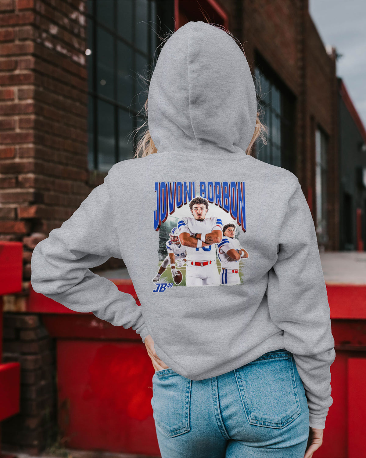 Jovoni Borbon Sponge Fleece Zip Up Hoodie 001