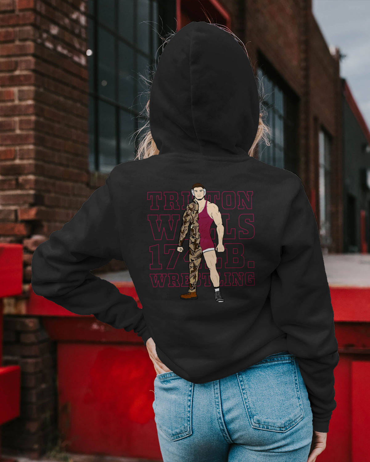 Triston Wills Sponge Fleece Zip Up Hoodie 001