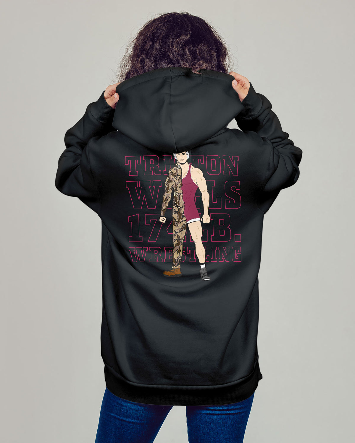 Triston Wills Sponge Fleece Zip Up Hoodie 001