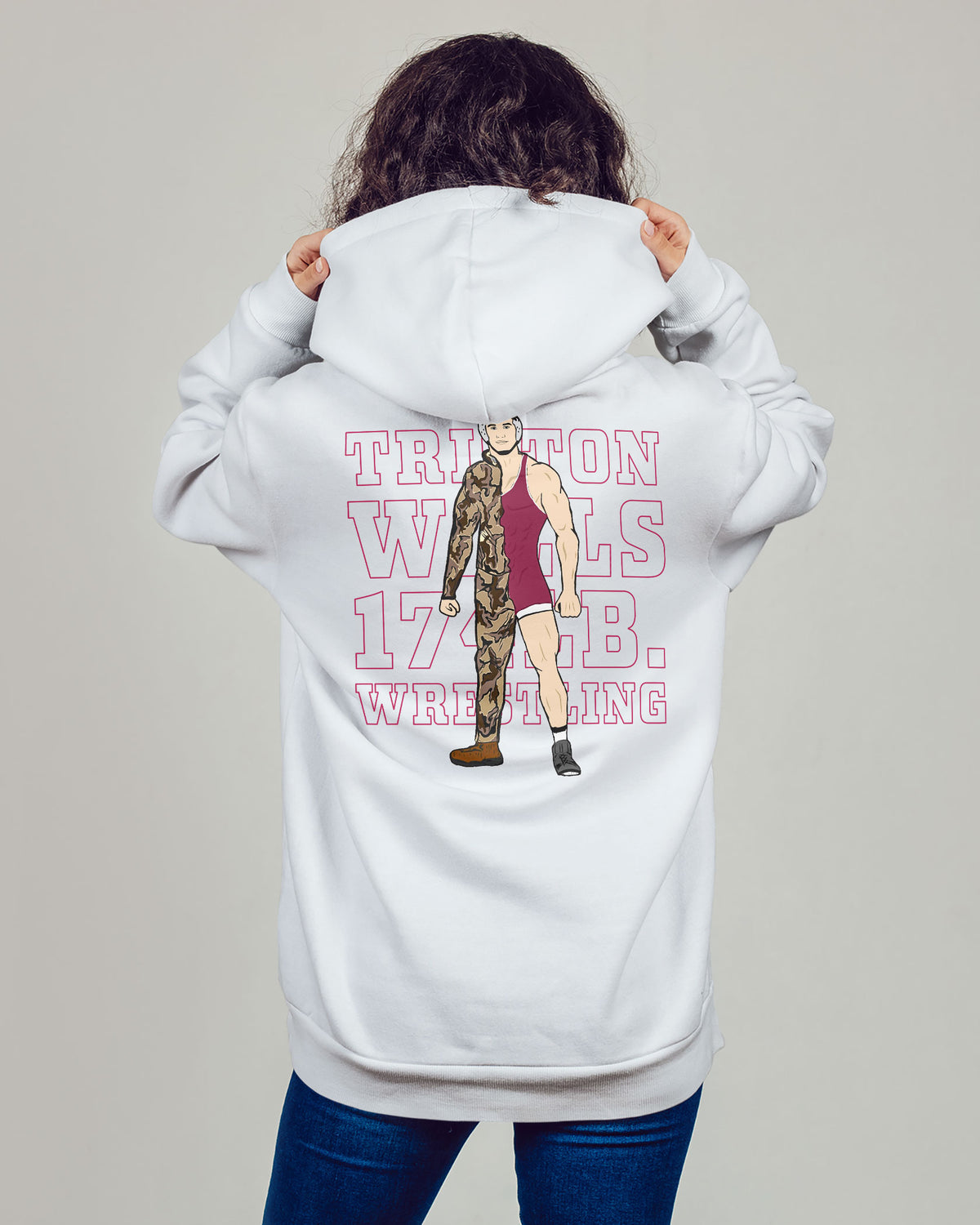 Triston Wills Sponge Fleece Zip Up Hoodie 001