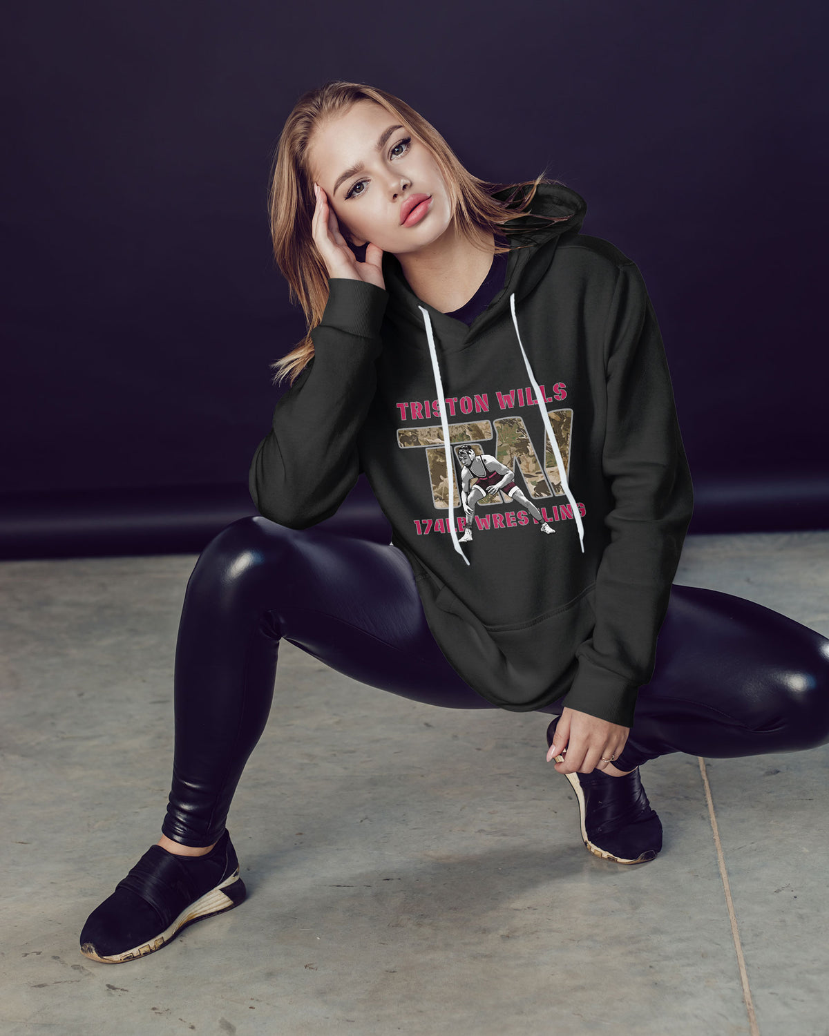 Triston Wills Sponge Fleece Pullover Hoodie 002