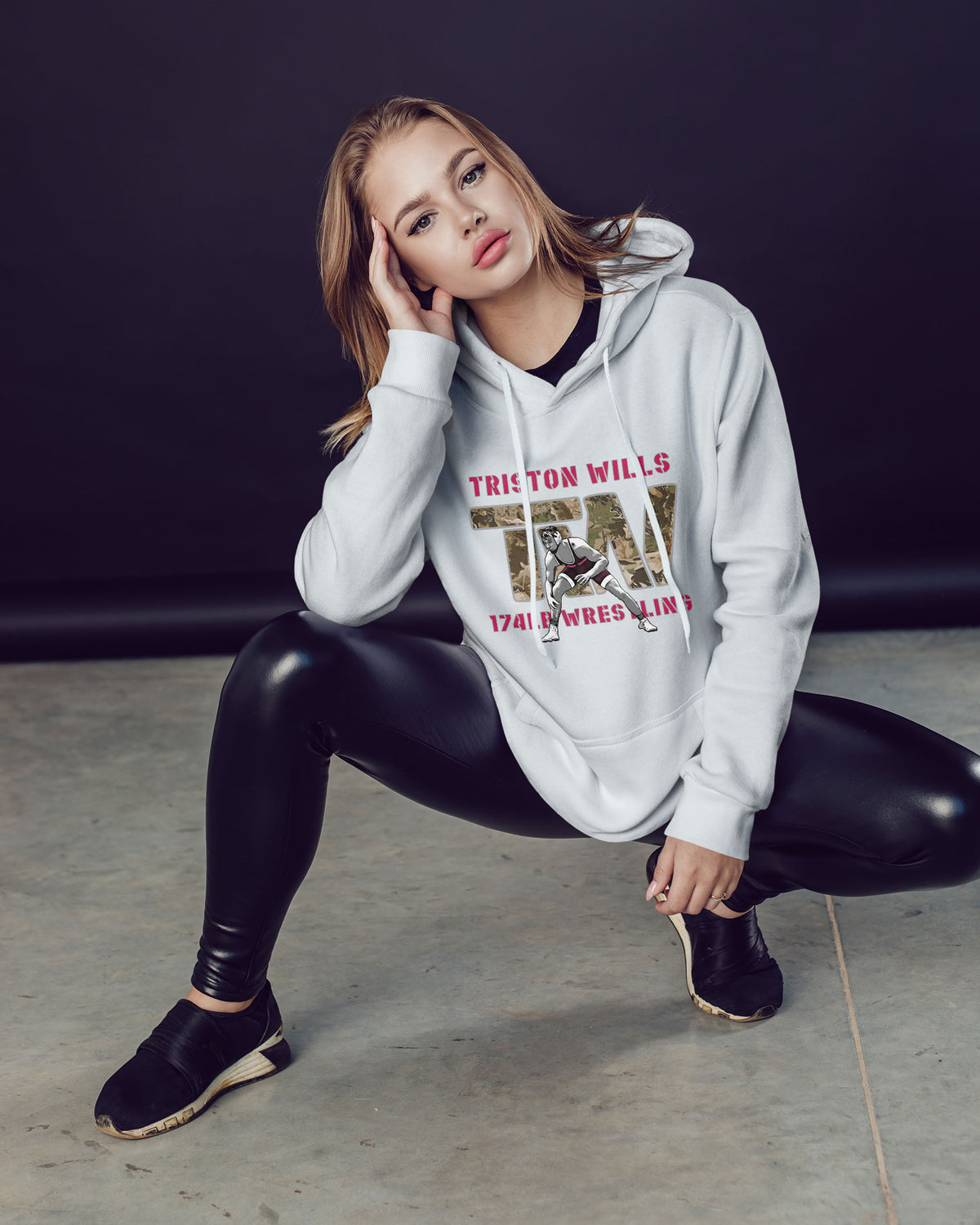 Triston Wills Sponge Fleece Pullover Hoodie 002