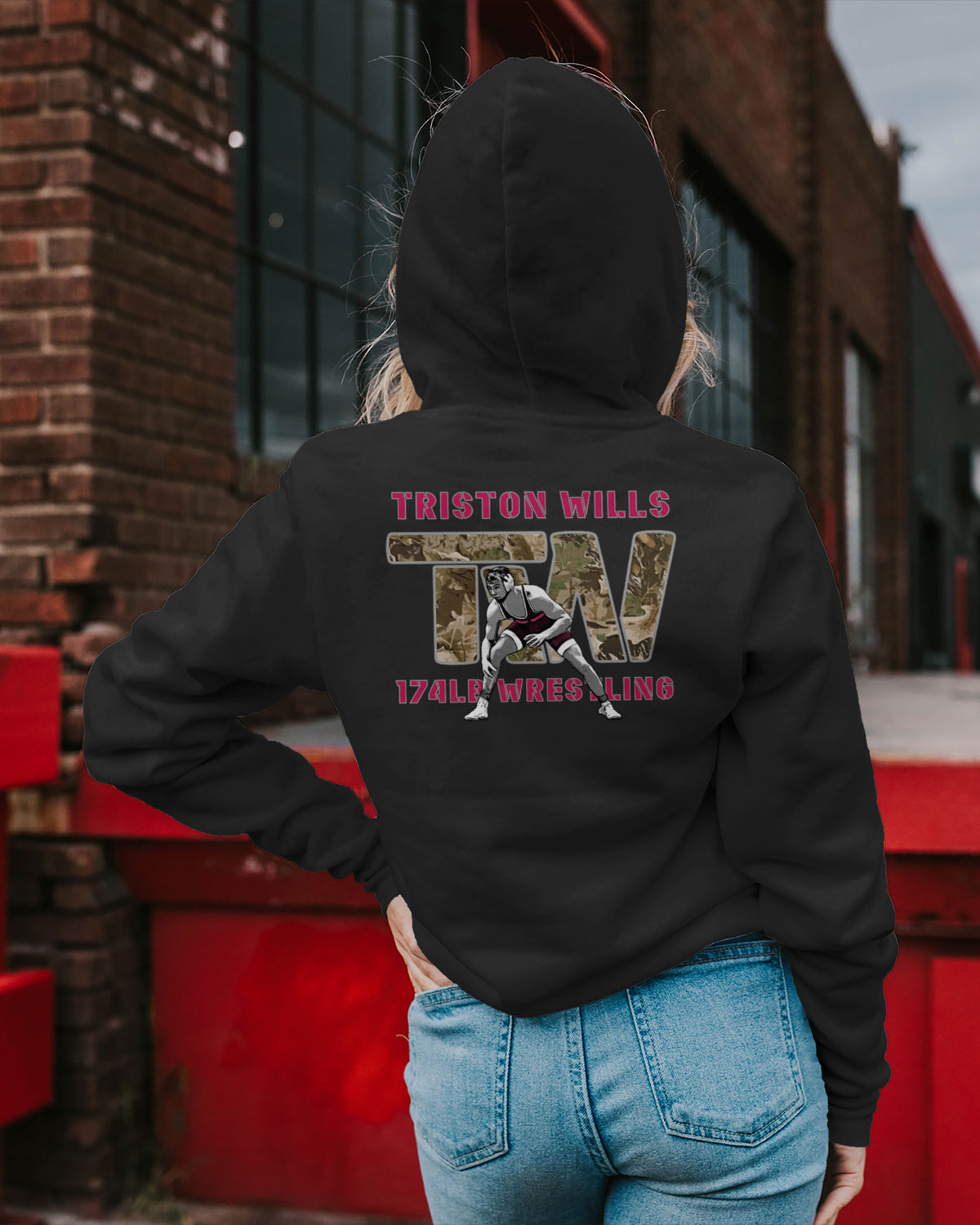 Triston Wills Sponge Fleece Zip Up Hoodie 002