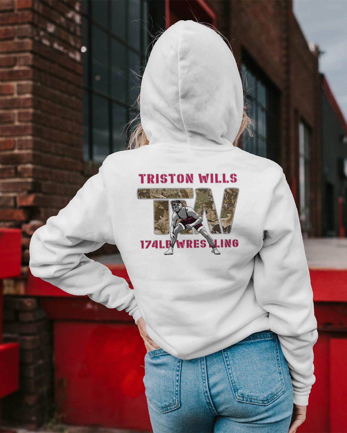 Triston Wills Sponge Fleece Zip Up Hoodie 002