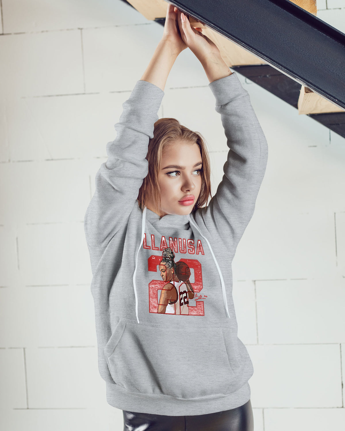 Ana Llanusa Sponge Fleece Pullover Hoodie 003